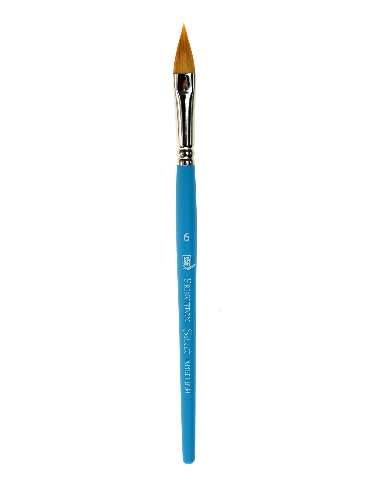 Series 3750 Select Artiste Brushes pointed filbert 6