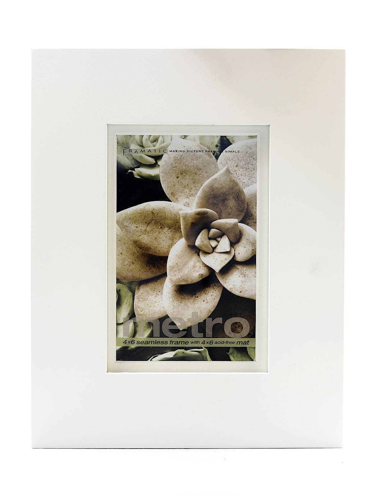 Metro Seamless Panel Frames white 4 in. x 6 in. 4 in. x 6 in. opening