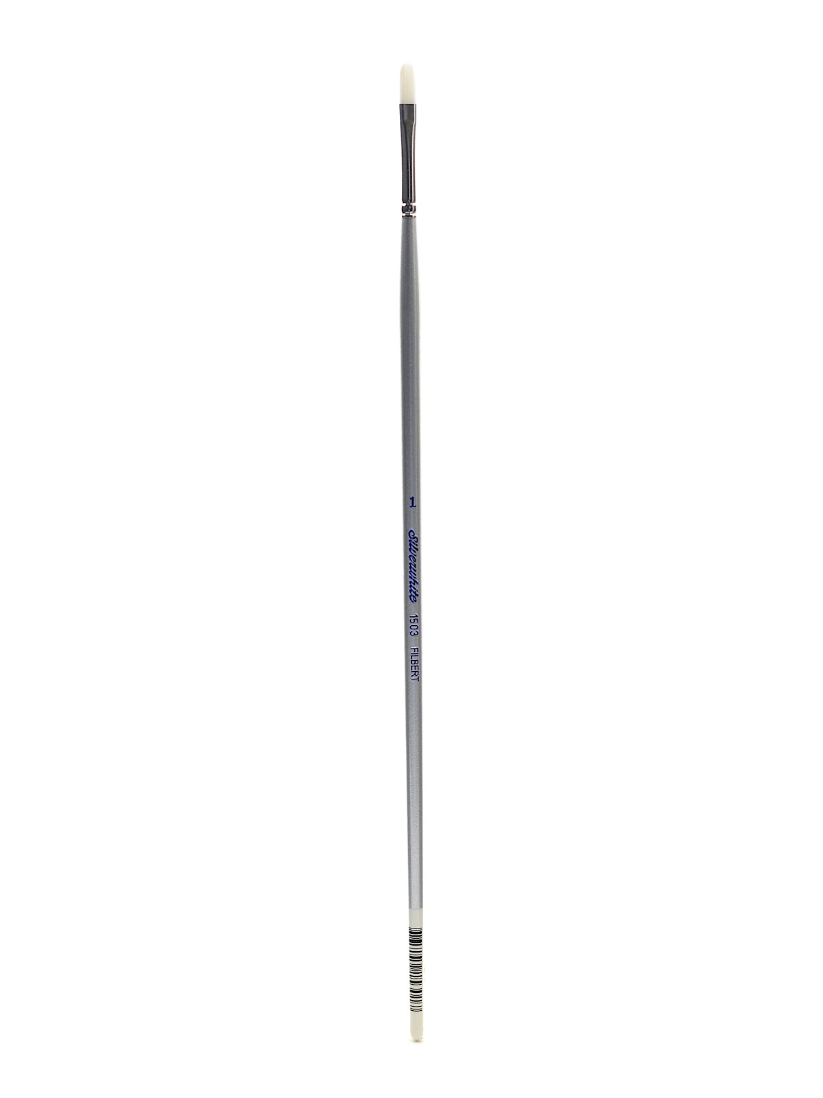 Silverwhite Series Synthetic Brushes Long Handle 1 filbert