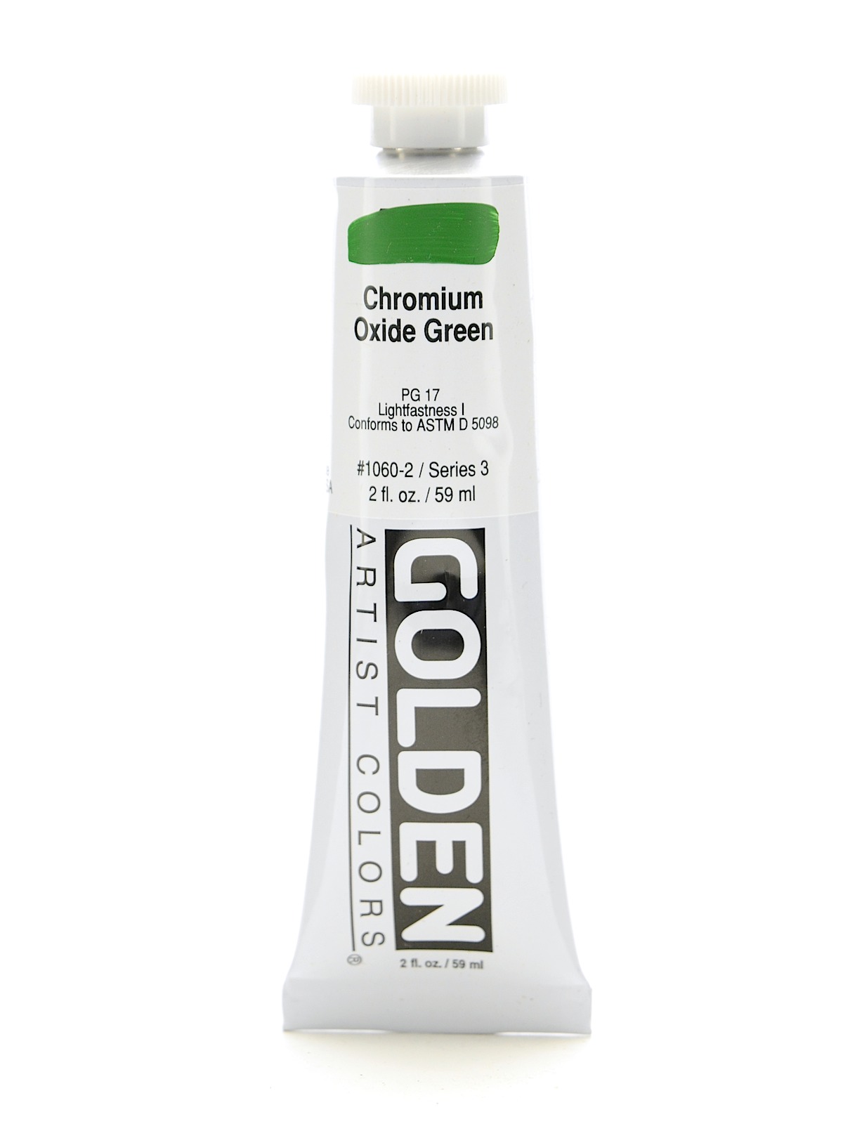Heavy Body Acrylics chromium oxide green 2 oz.