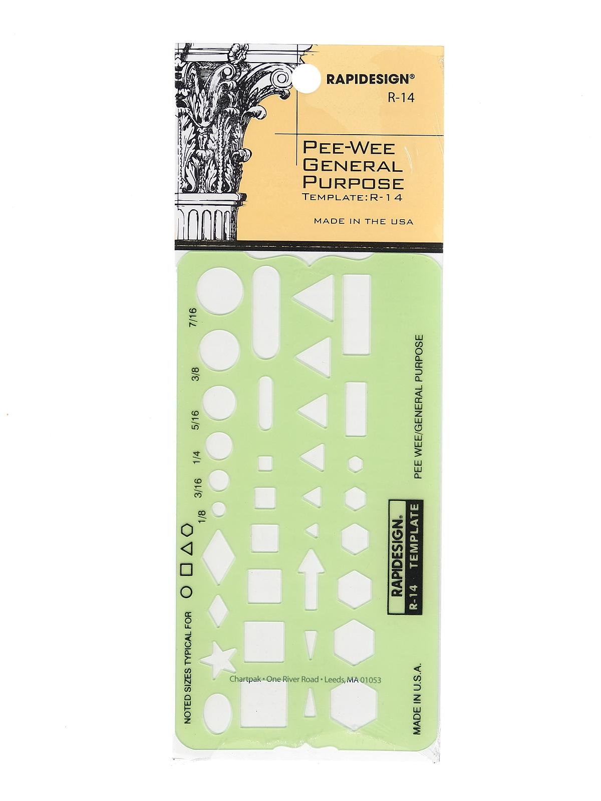 General Purpose Drafting and Design Templates pee wee general purpose