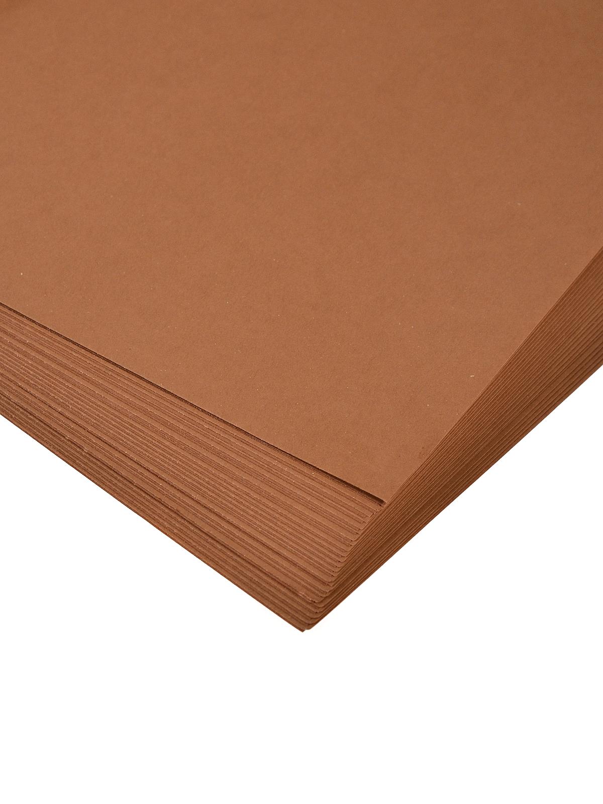 Sulphite Construction Paper warm brown 12 in. x 18 in. 50 sheets