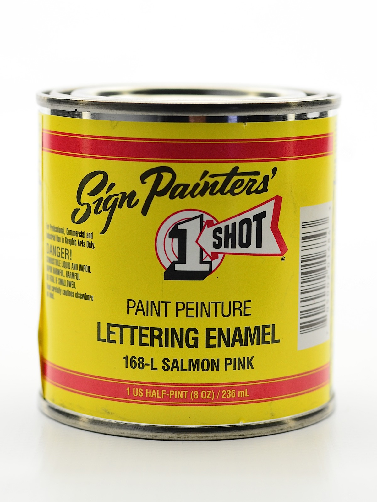 Lettering Enamel salmon pink half pint 168L