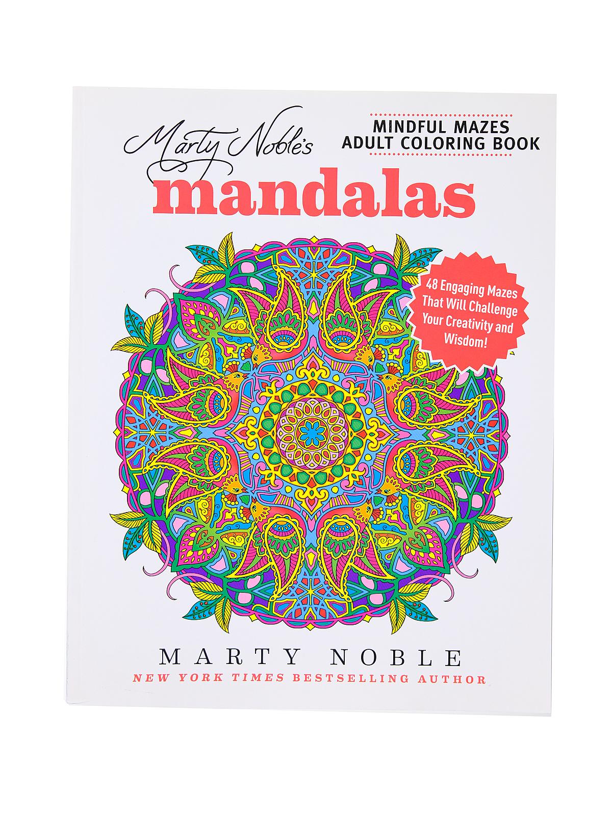 Mindful Mazes Adult Coloring Book Mandalas