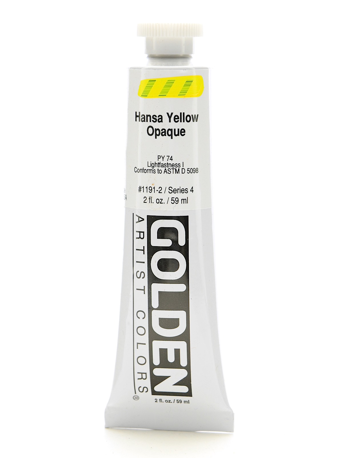 Heavy Body Acrylics Hansa Yellow Opaque 2 Oz.