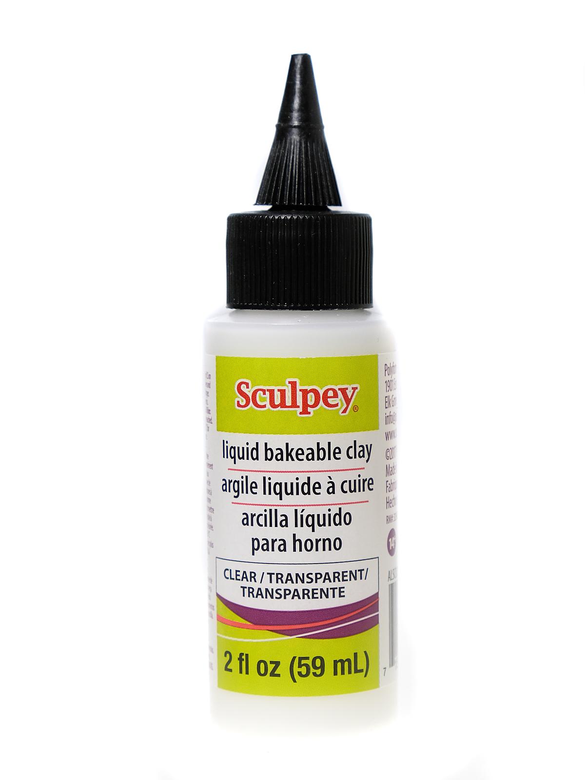 Liquid clear 2 oz. bottle