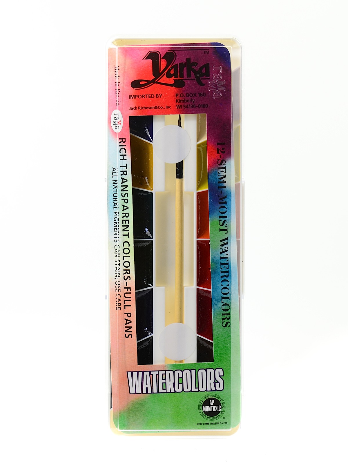 Semi-moist Watercolors Set Of 12