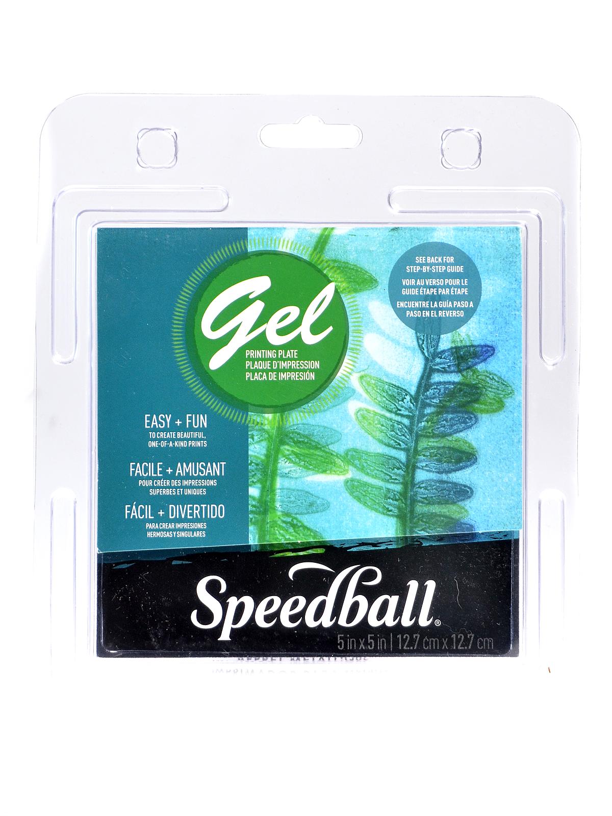 Gel Printing Plates 5 in. x 5 in.