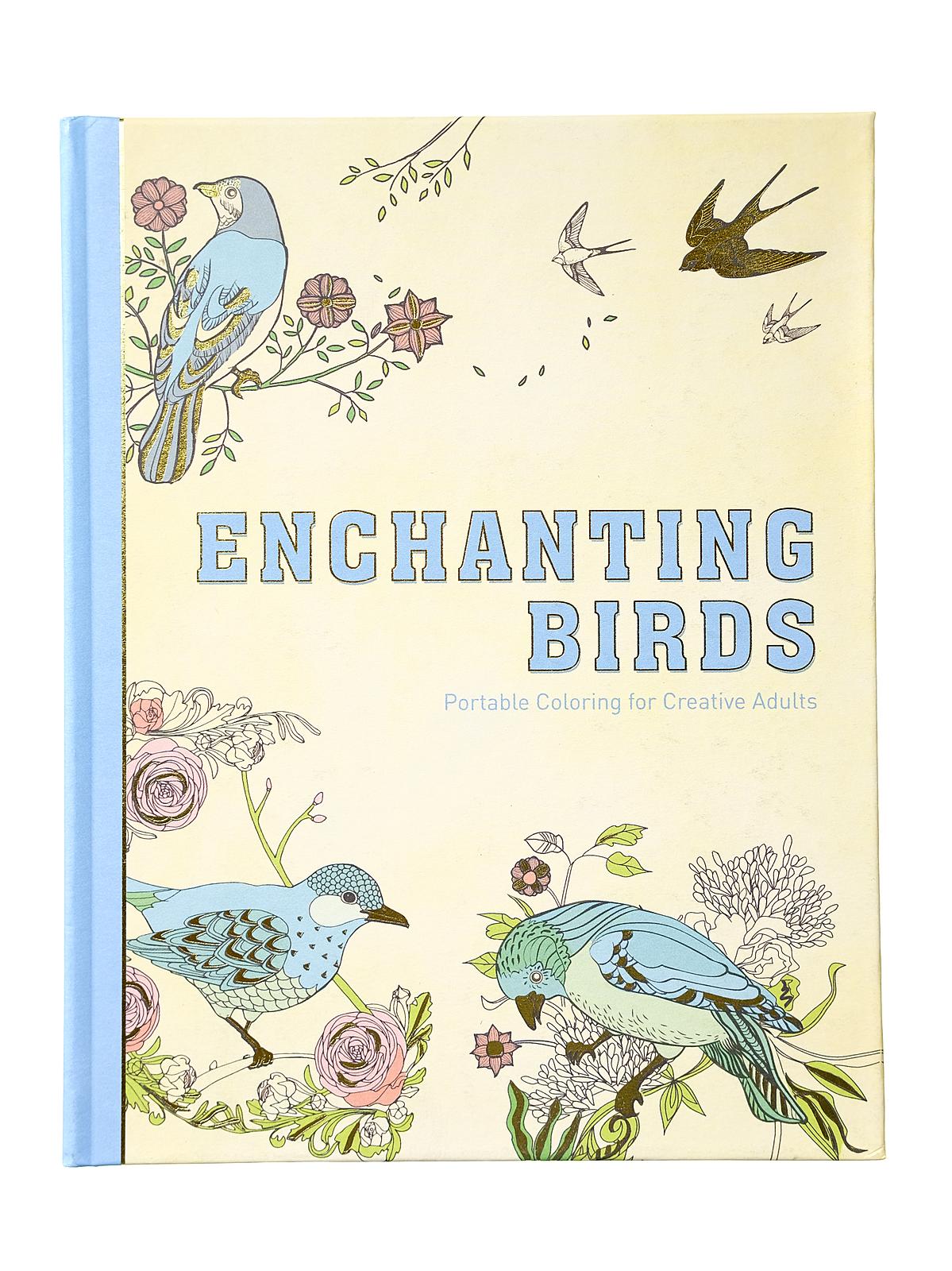 Portable Coloring For Creative Adults Enchanting Birds