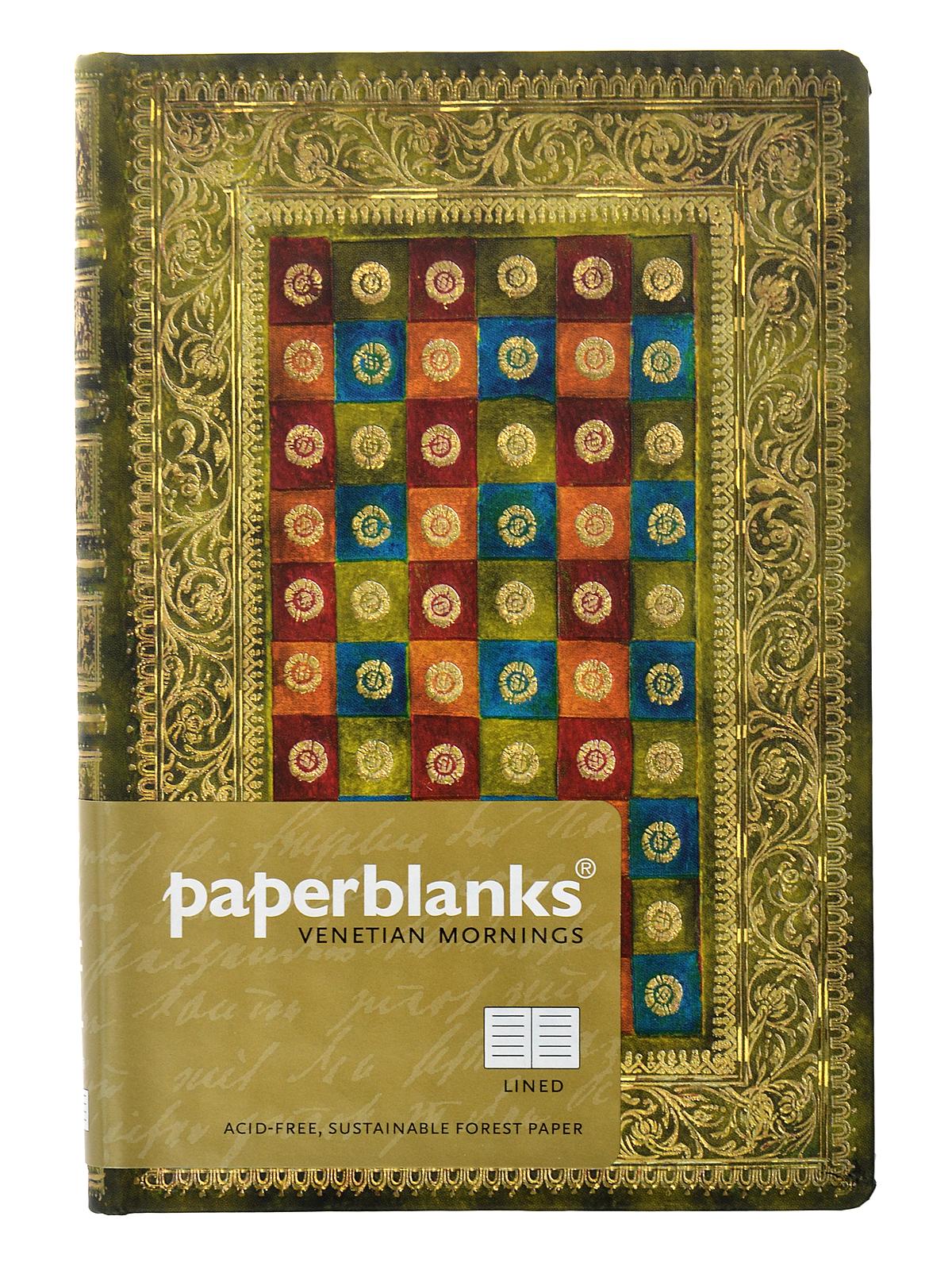 Venetian Mornings Verde Mini, 3 3 4 in. x 5 1 2 in. 176 pages, lined
