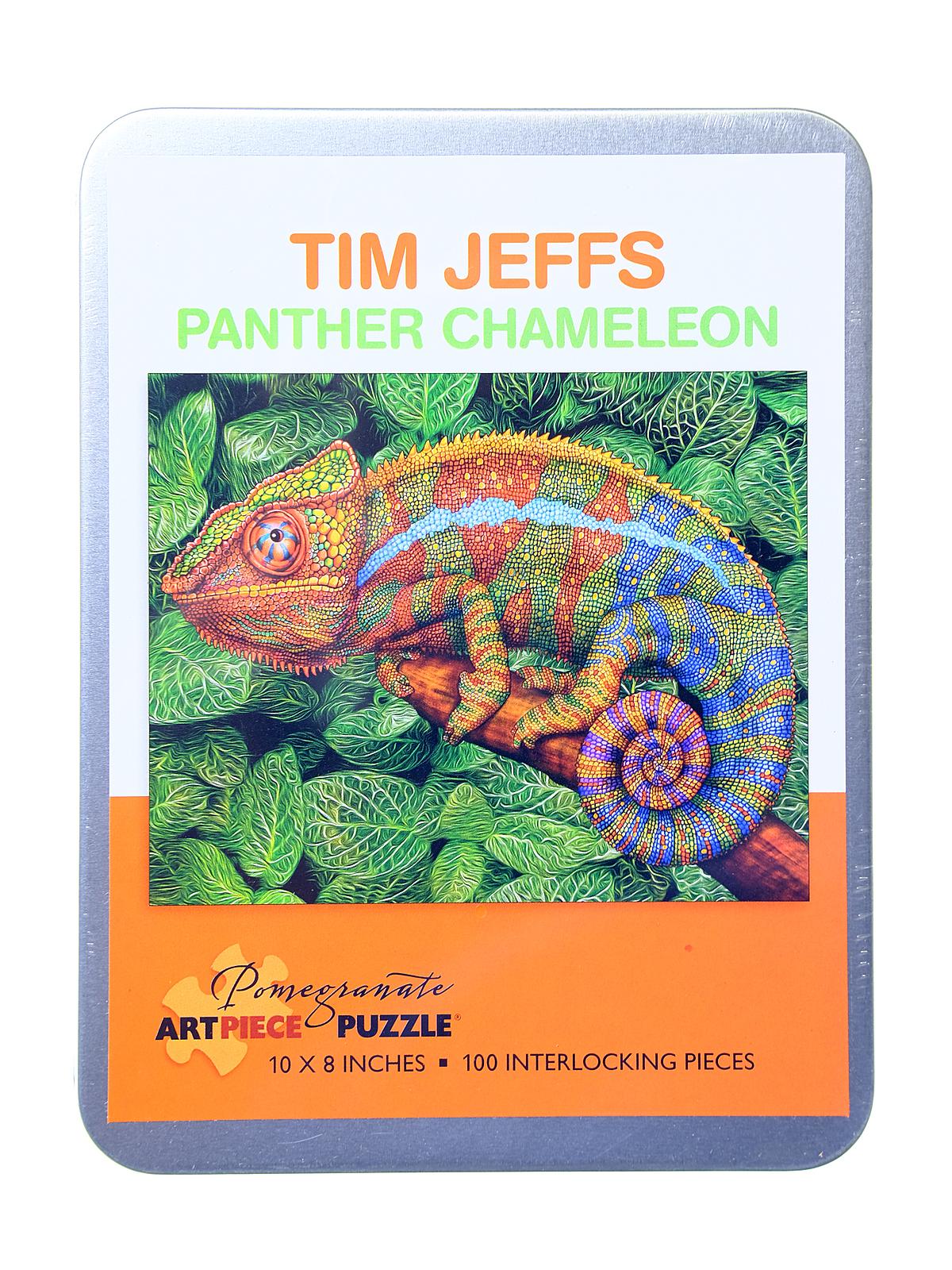100-piece Jigsaw Puzzles Tim Jeffs: Panther Chameleon