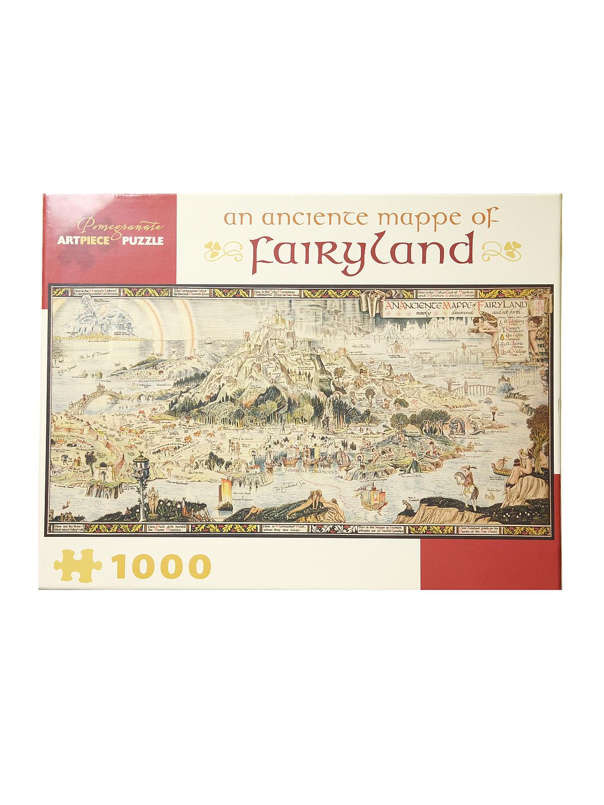 1000-piece Jigsaw Puzzles An Ancient Mappe Of Fairyland