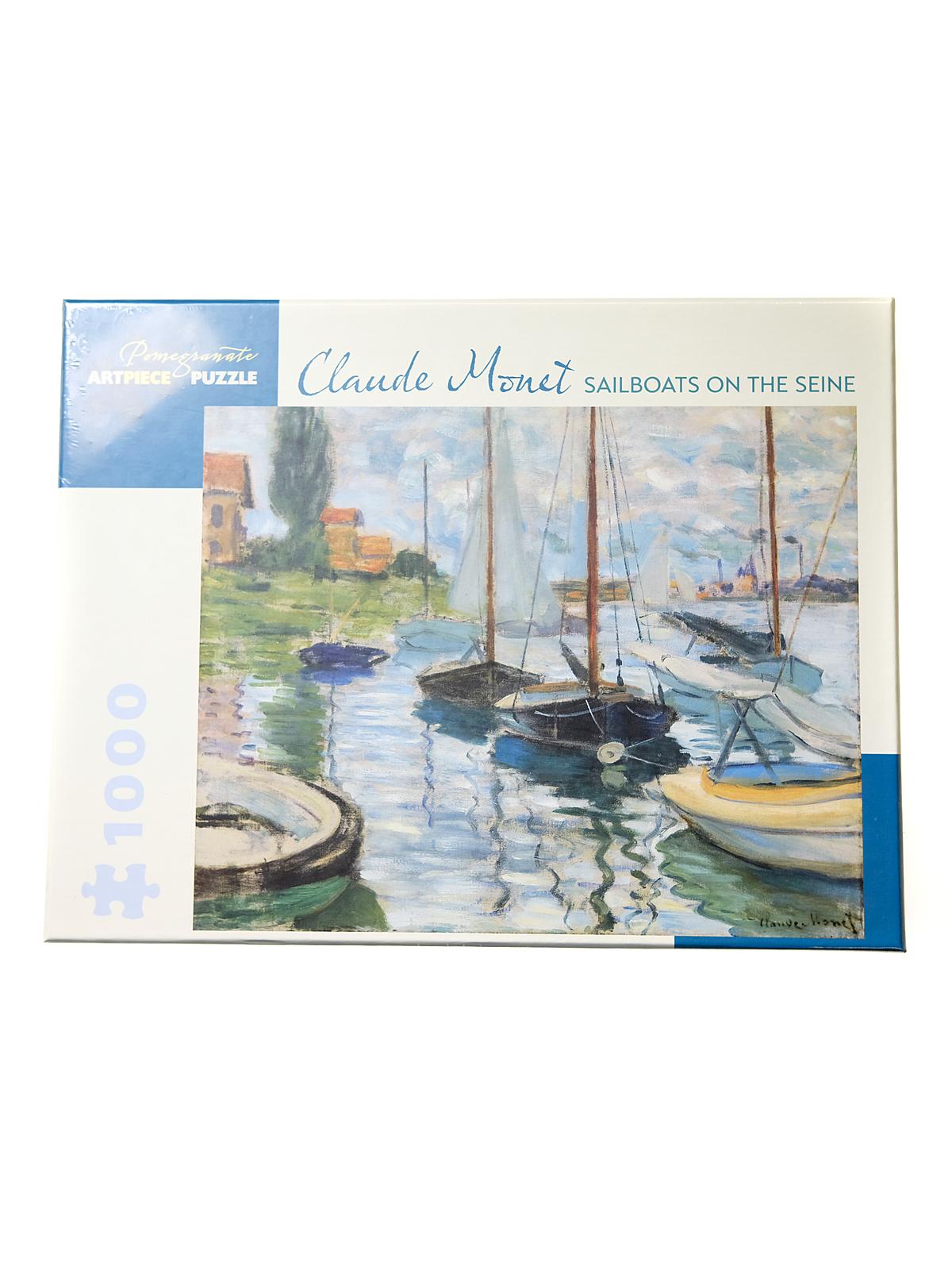 1000-Piece Jigsaw Puzzles Claude Monet: Sailboats on the Seine