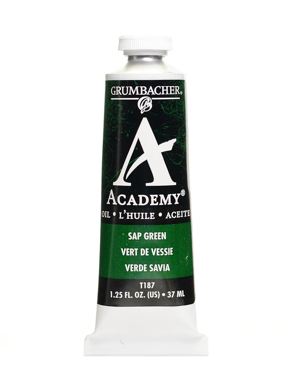 Academy Oil Colors sap green 1.25 oz.