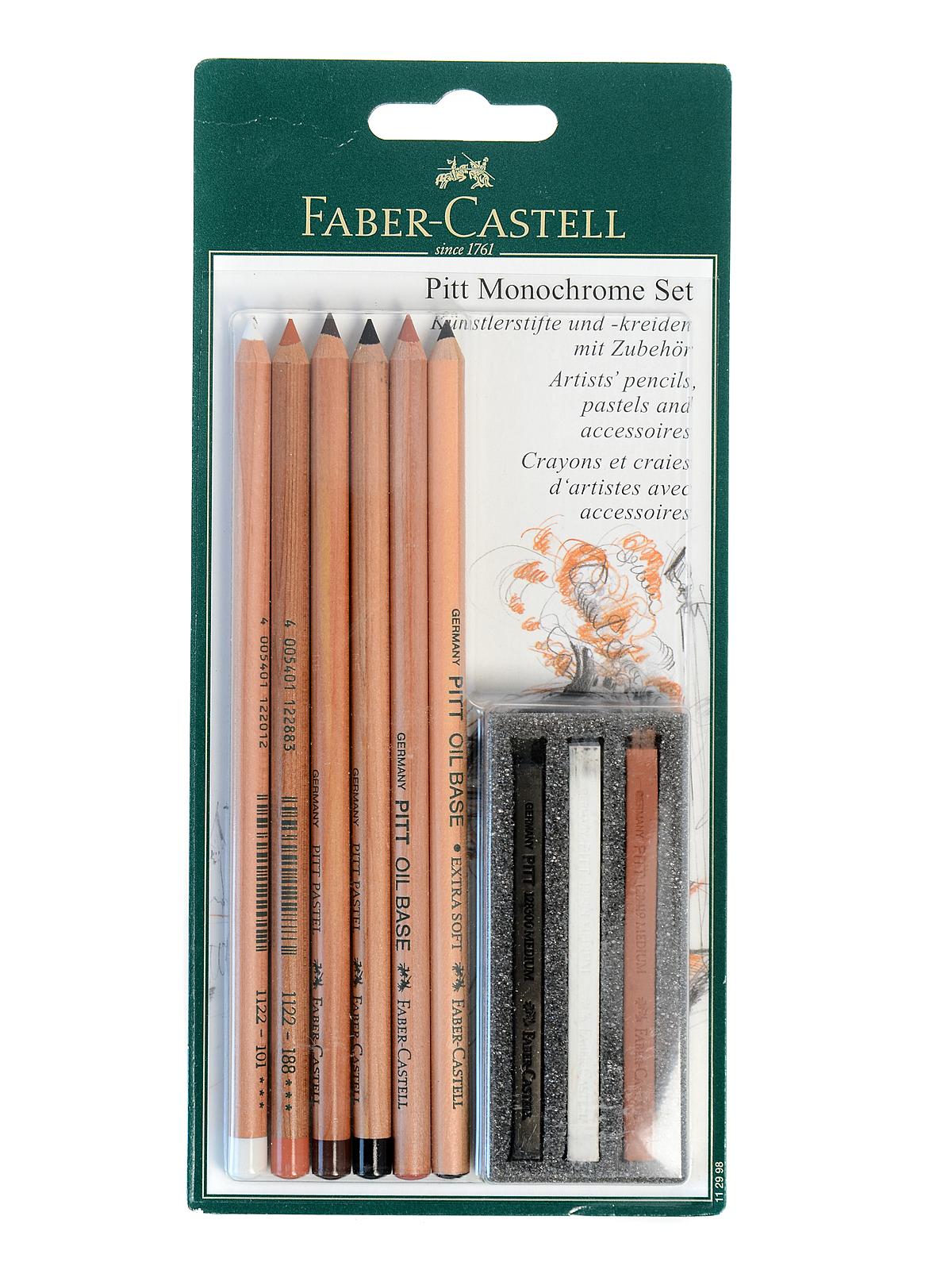 Pitt Monochrome Drawing Assortment set of 9