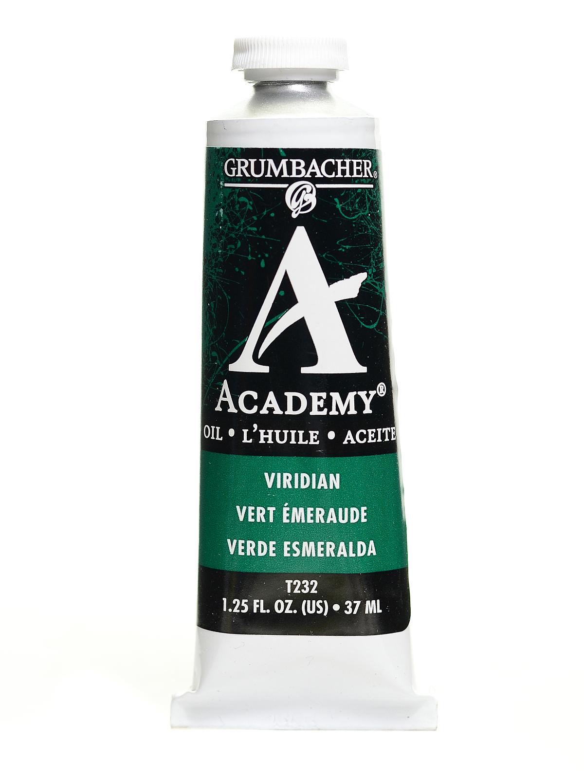 Academy Oil Colors viridian hue 1.25 oz.