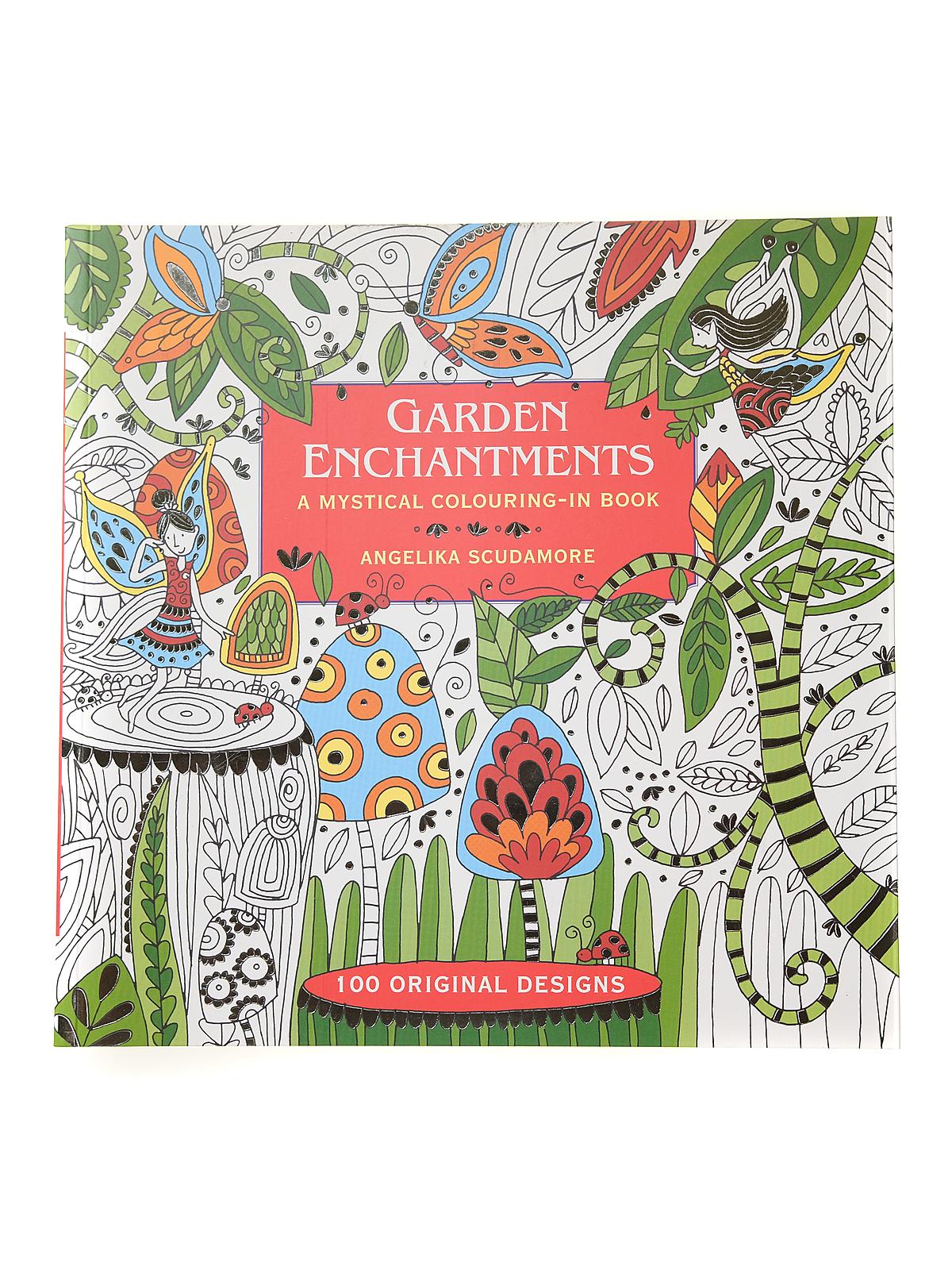 Adult Coloring Book Garden Enchantments