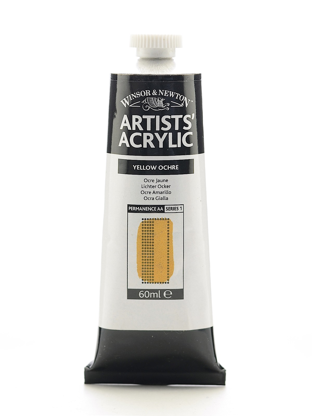 Professional Acrylic Colours yellow ochre 60 ml 744