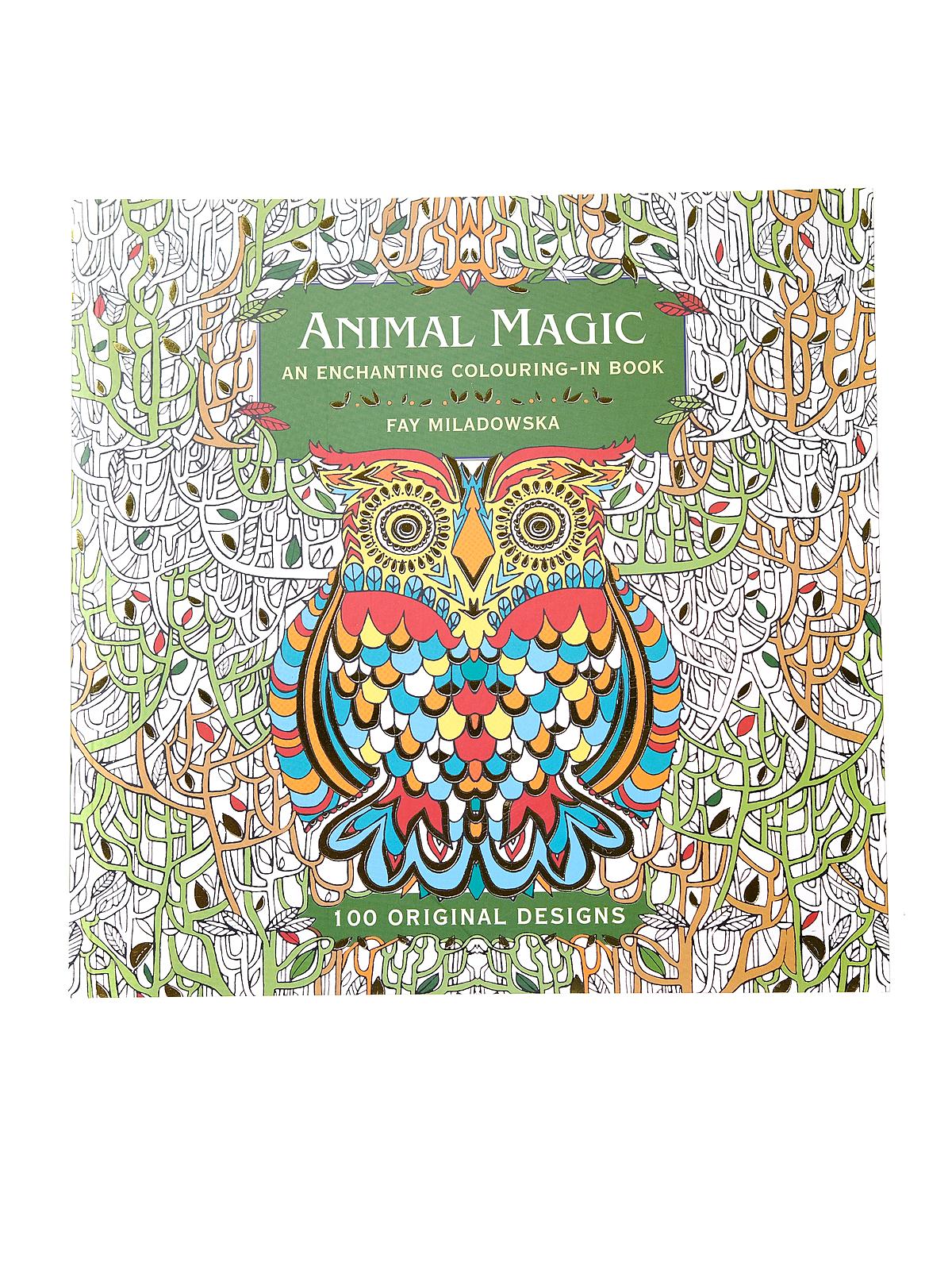 Adult Coloring Book Animal Magic