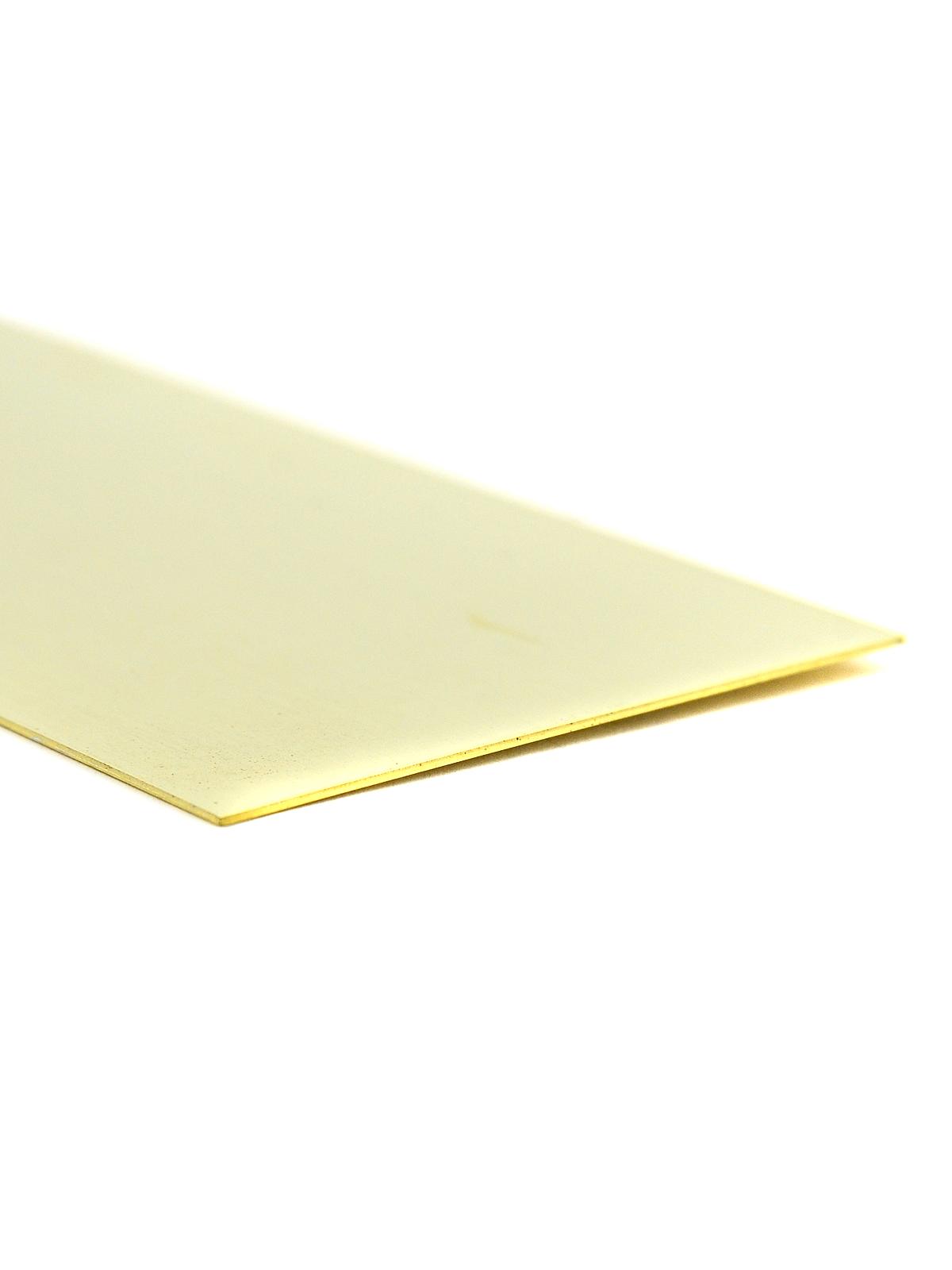 Metal Strips brass .025 in. x 2 in. 12 in.