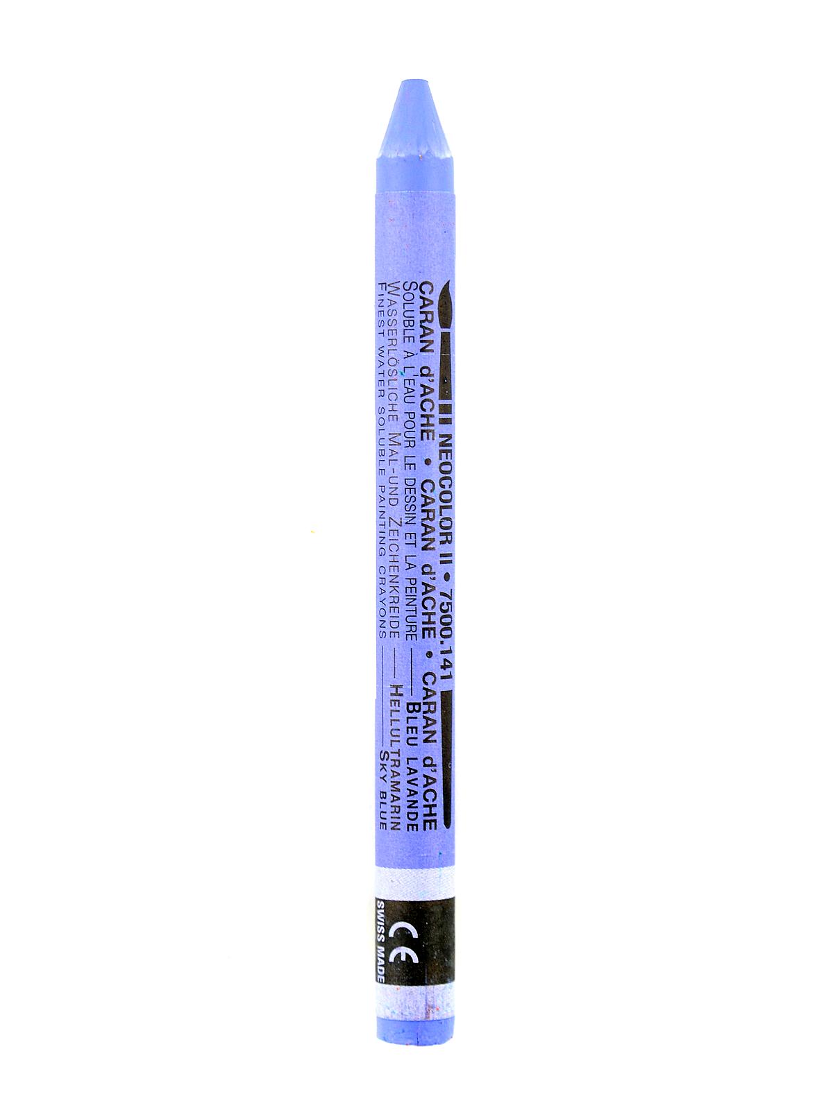 Neocolor II Aquarelle Water Soluble Wax Pastels sky blue