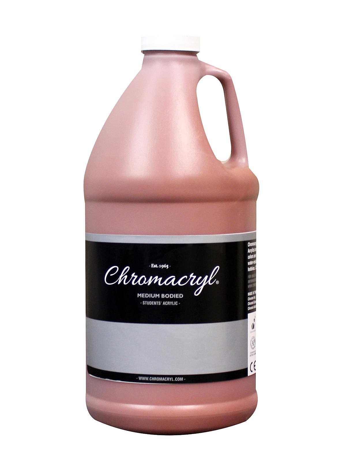 Chromacryl Students' Acrylic Paints burnt sienna 2 liters