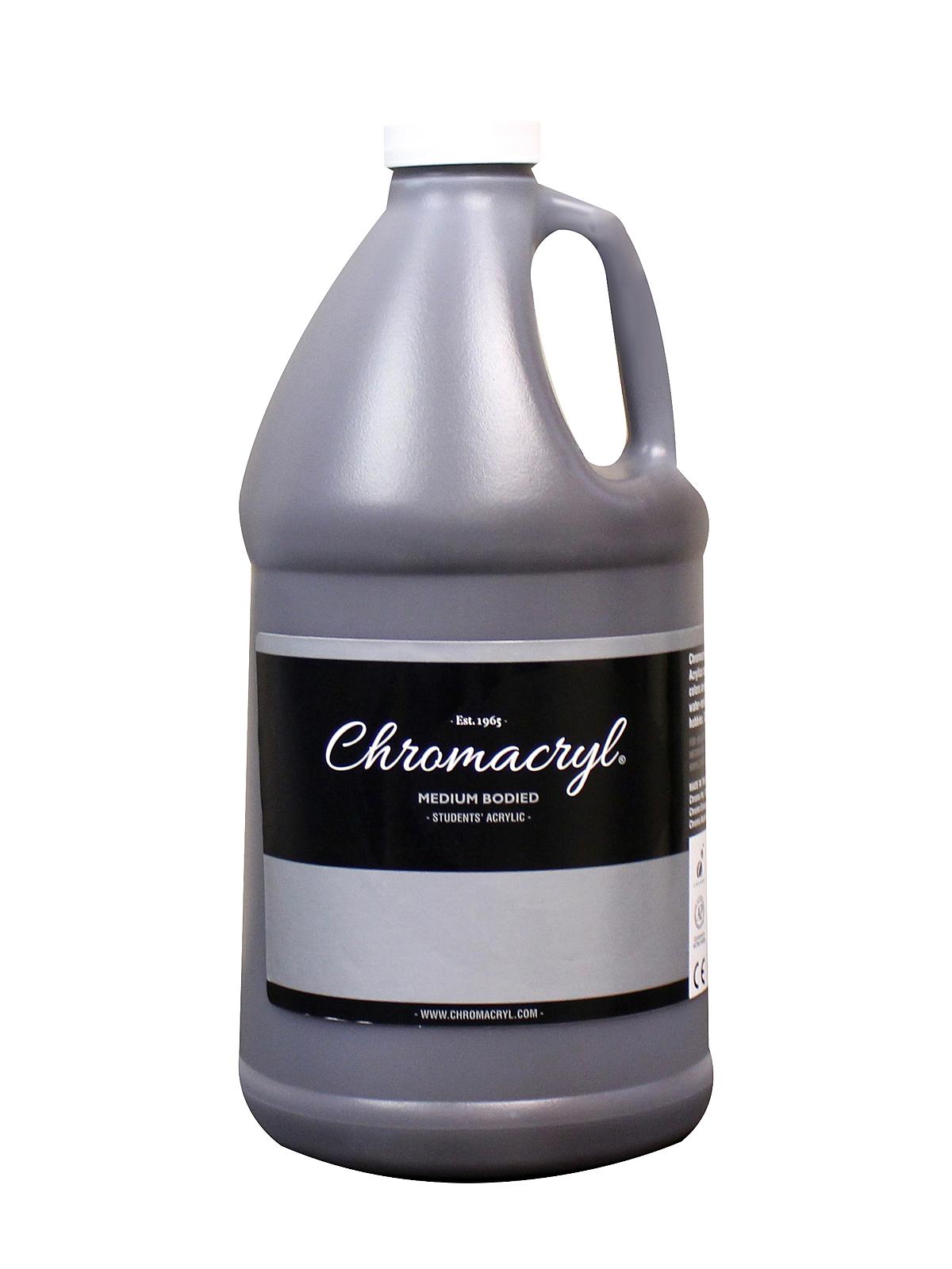 Chromacryl Students' Acrylic Paints burnt umber 2 liters