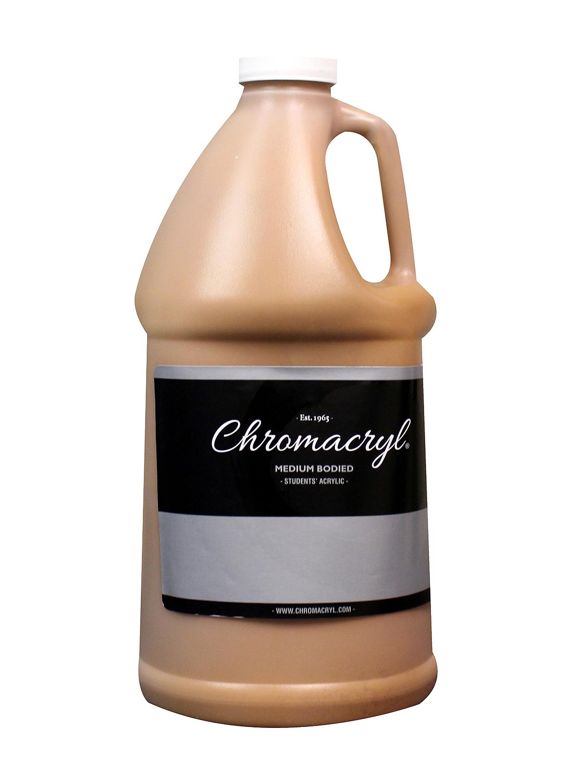 Chromacryl Students' Acrylic Paints raw sienna 2 liters