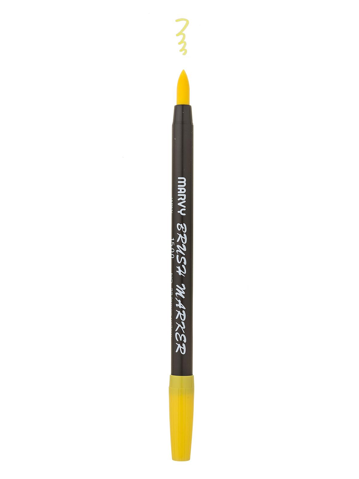 1500 Brush Markers lemon yellow