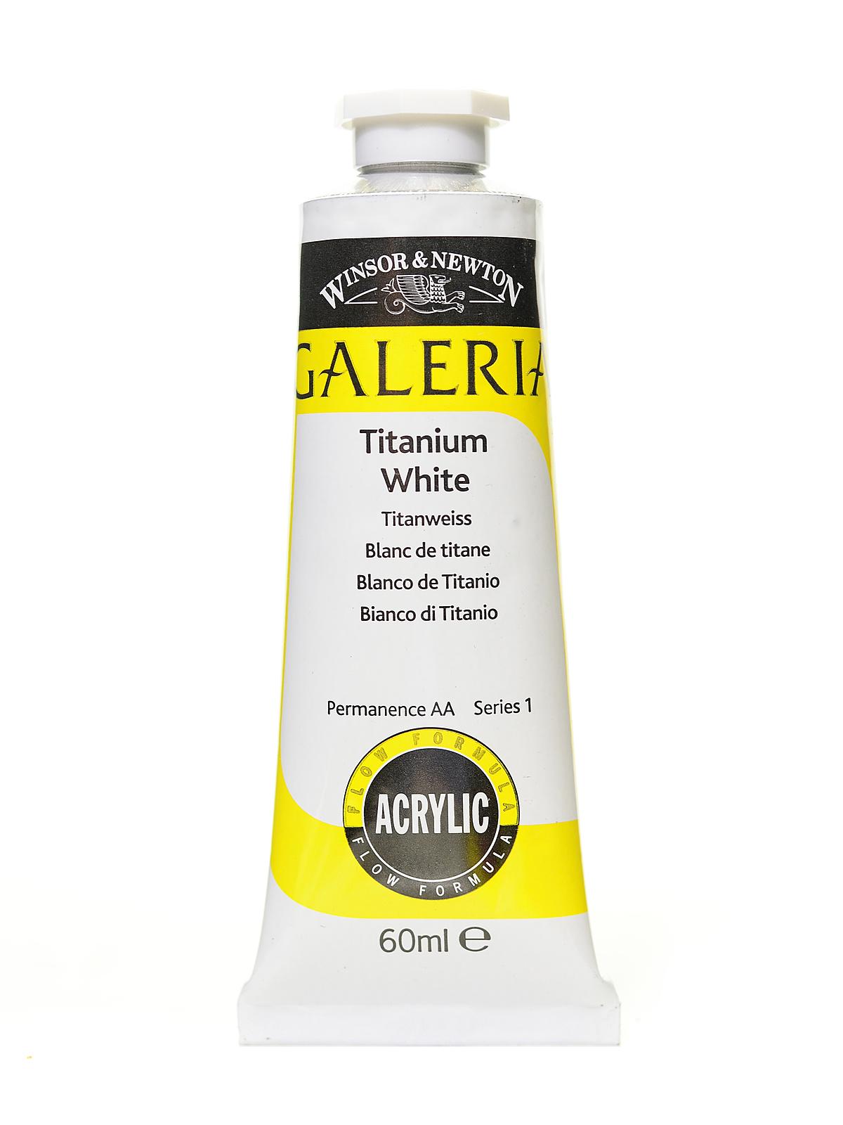 Galeria Flow Formula Acrylic Colours titanium white 60 ml 644