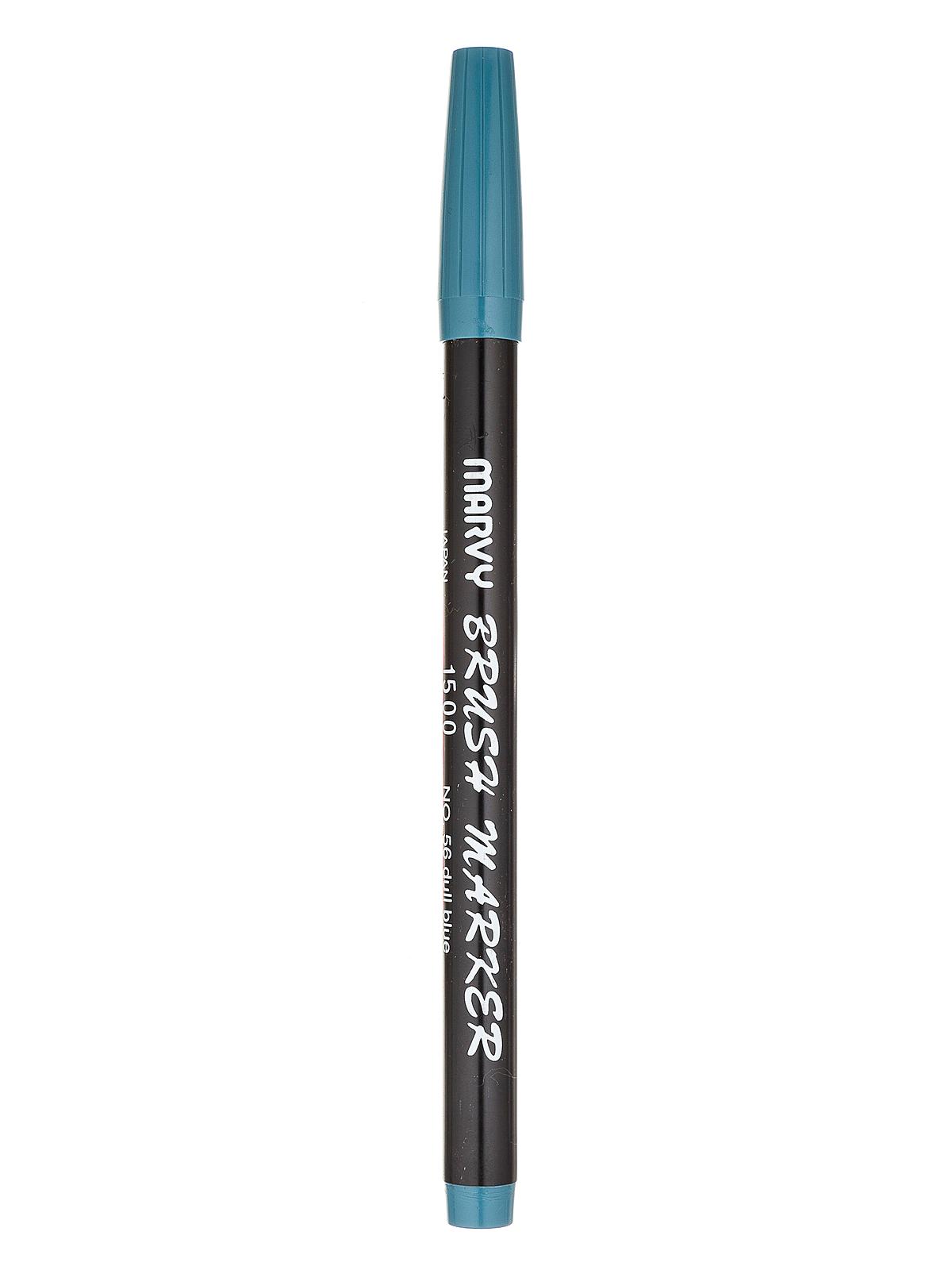 1500 Brush Markers dull blue