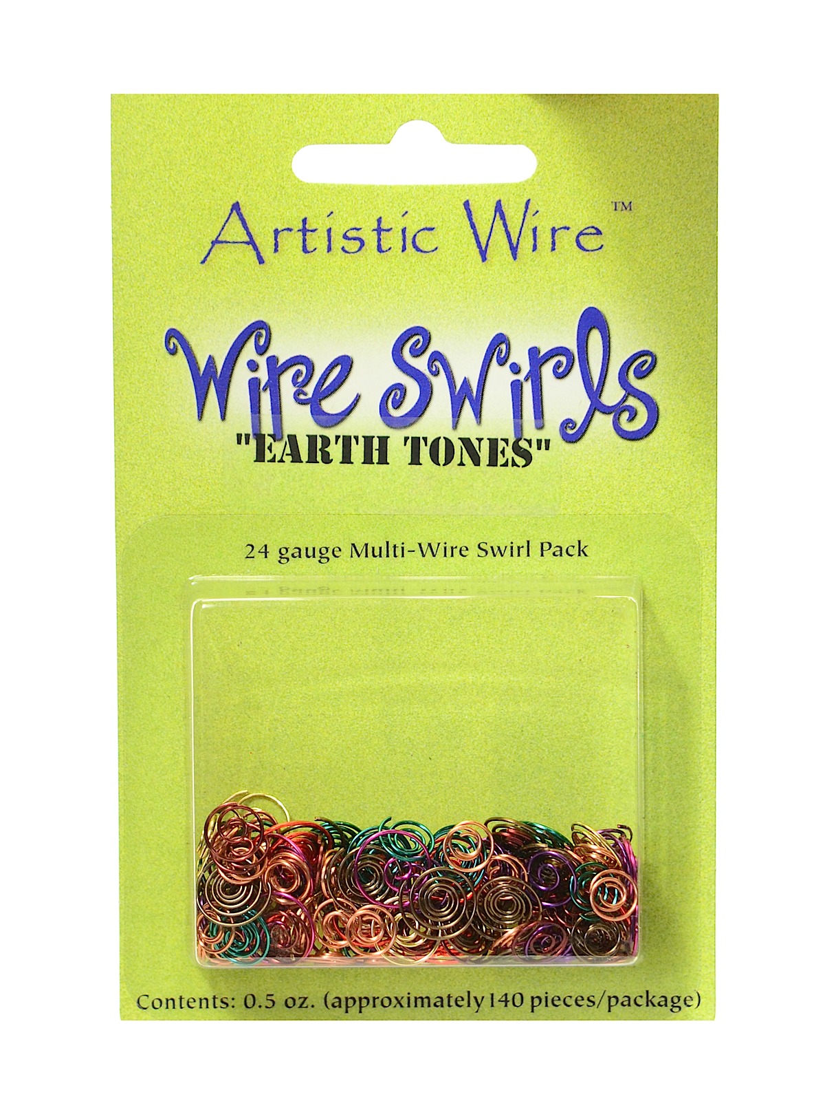 Wire Swirls Earthtones Pack Of 140
