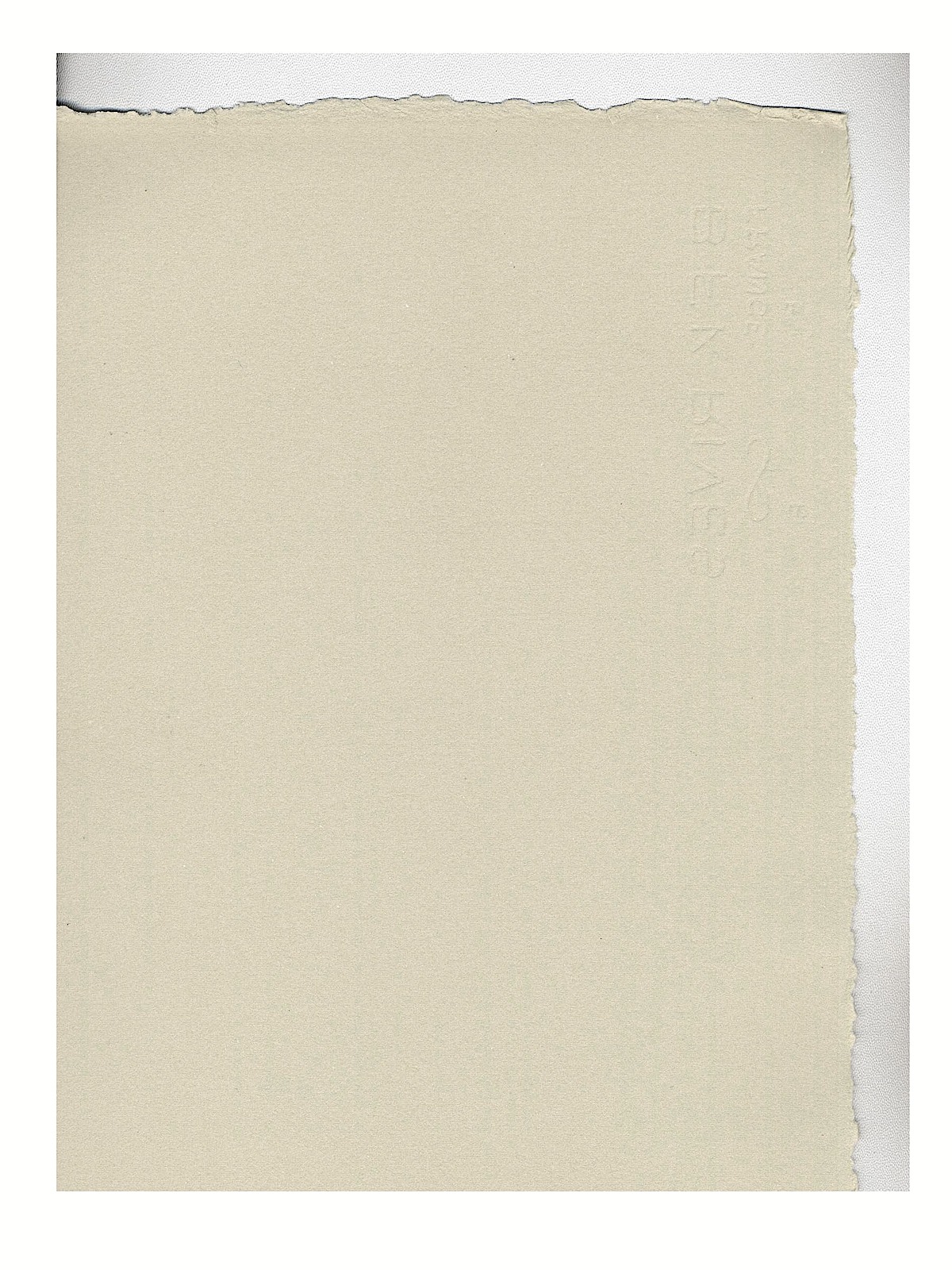 Rives Bfk Printmaking Paper 30 In. X 44 In. Sheet Gray 280 Gm