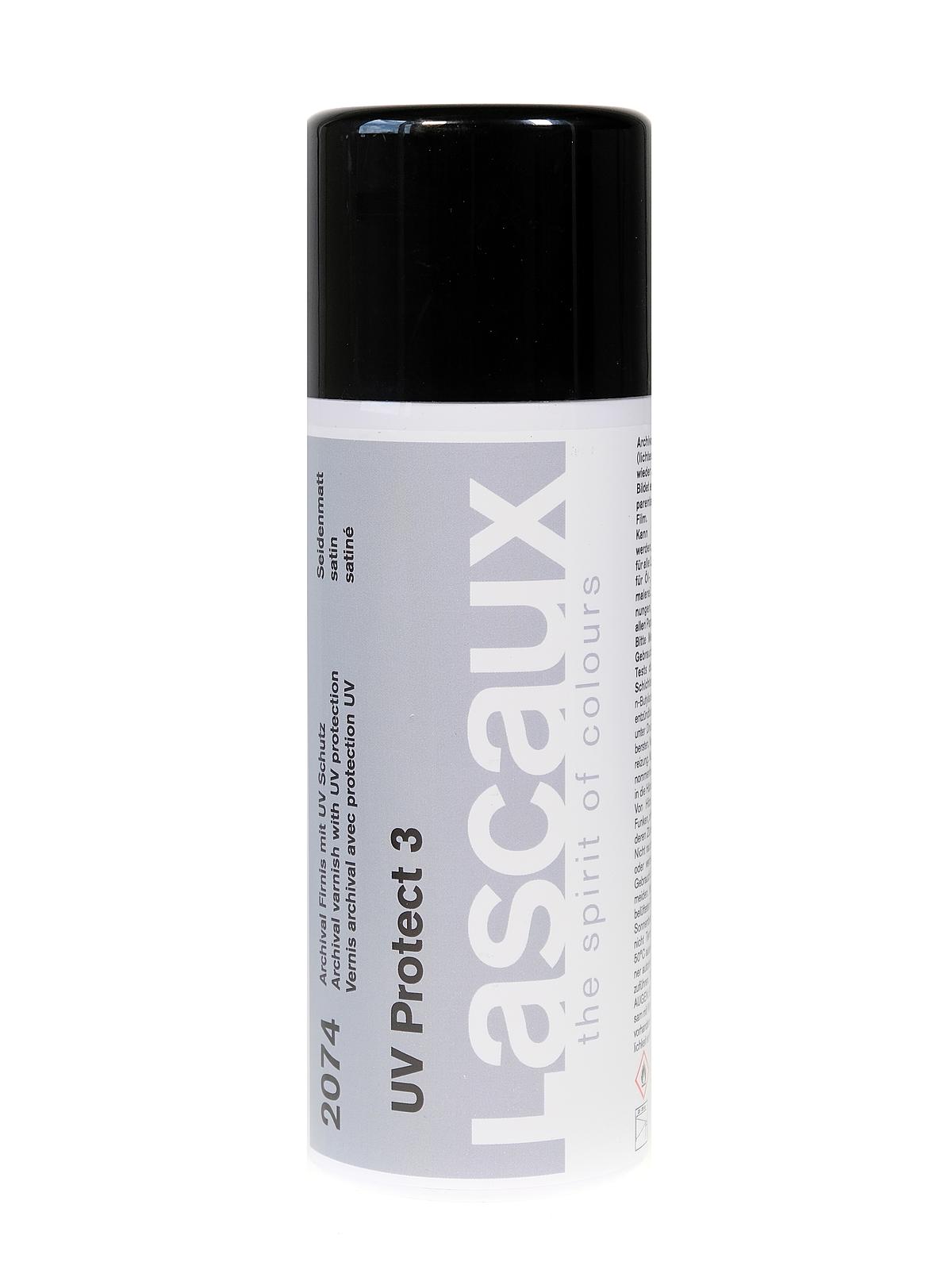 Lascaux Aerosol Spray Fixative 300 Ml UV Protect 3 Satin