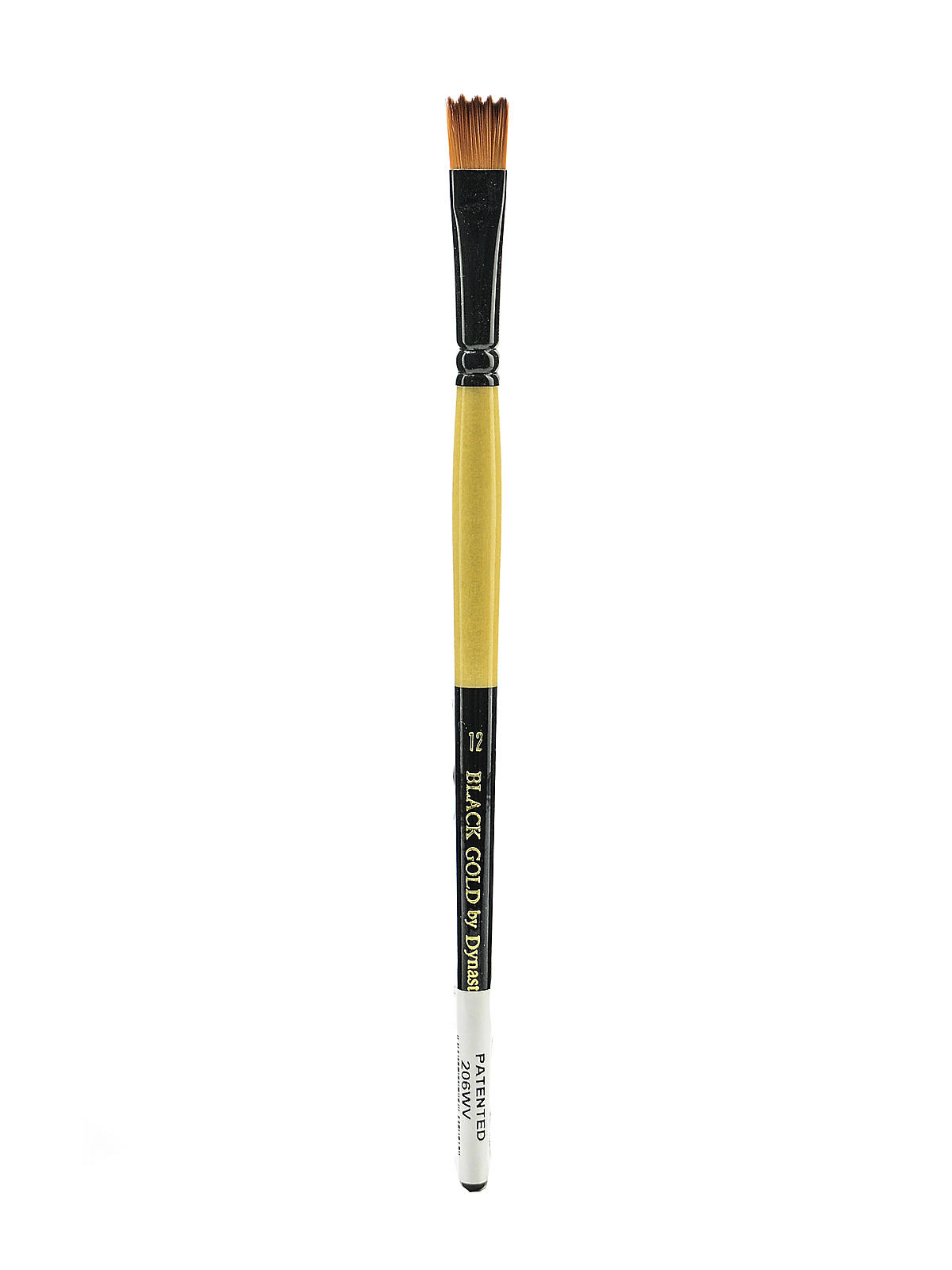 Black Gold Series Synthetic Brushes Short Handle 12 wave