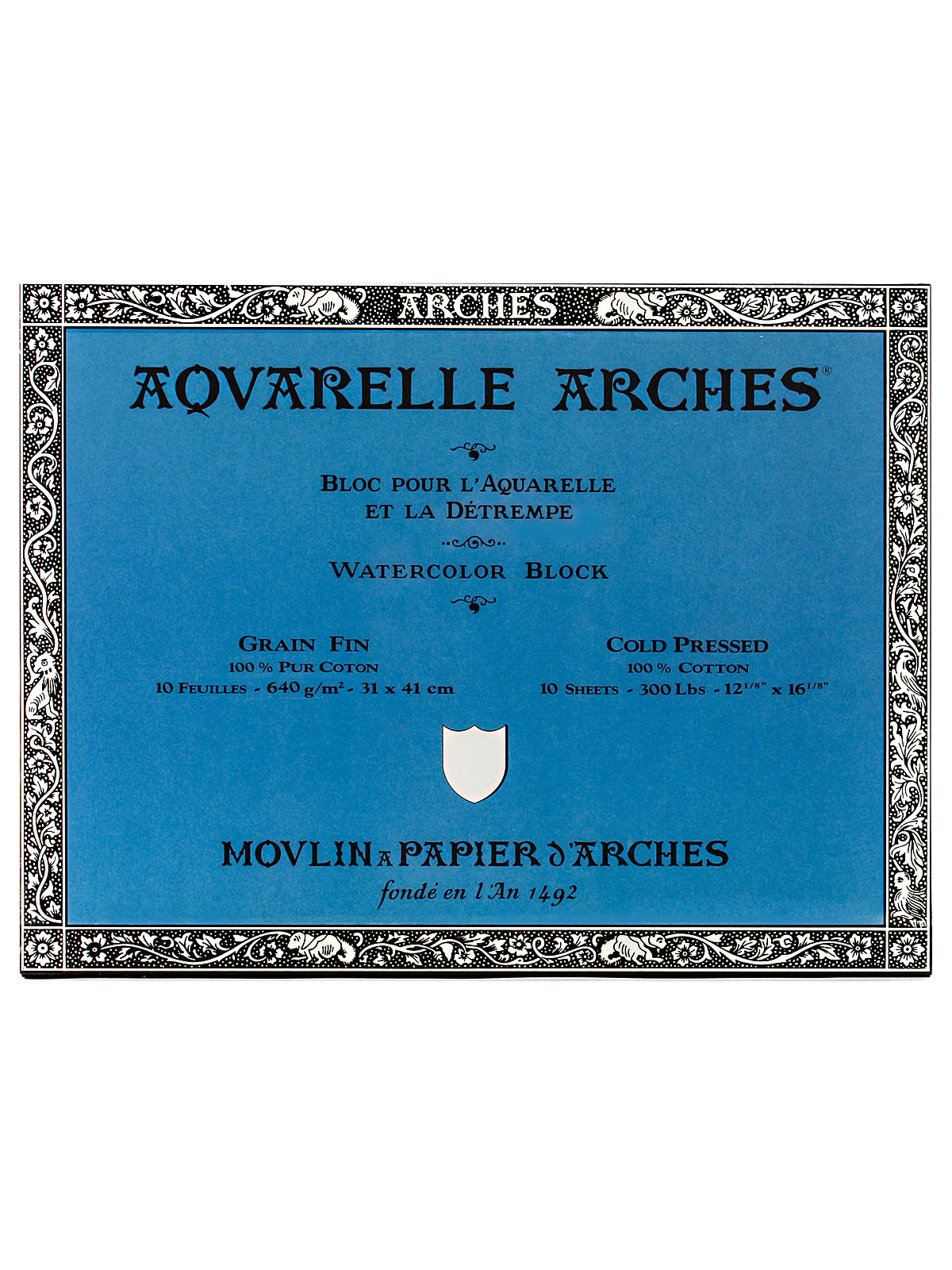 Aquarelle Watercolor Block 300 lb. cold press 12 in. x 16 in.