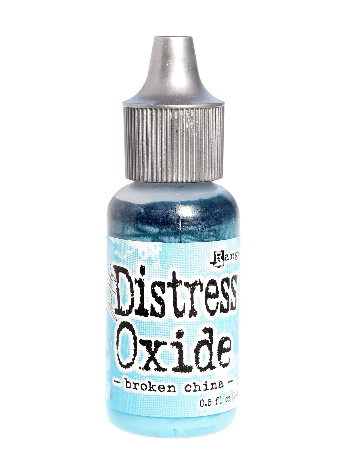 Tim Holtz Distress Oxides broken china 0.5 oz. reinker bottle