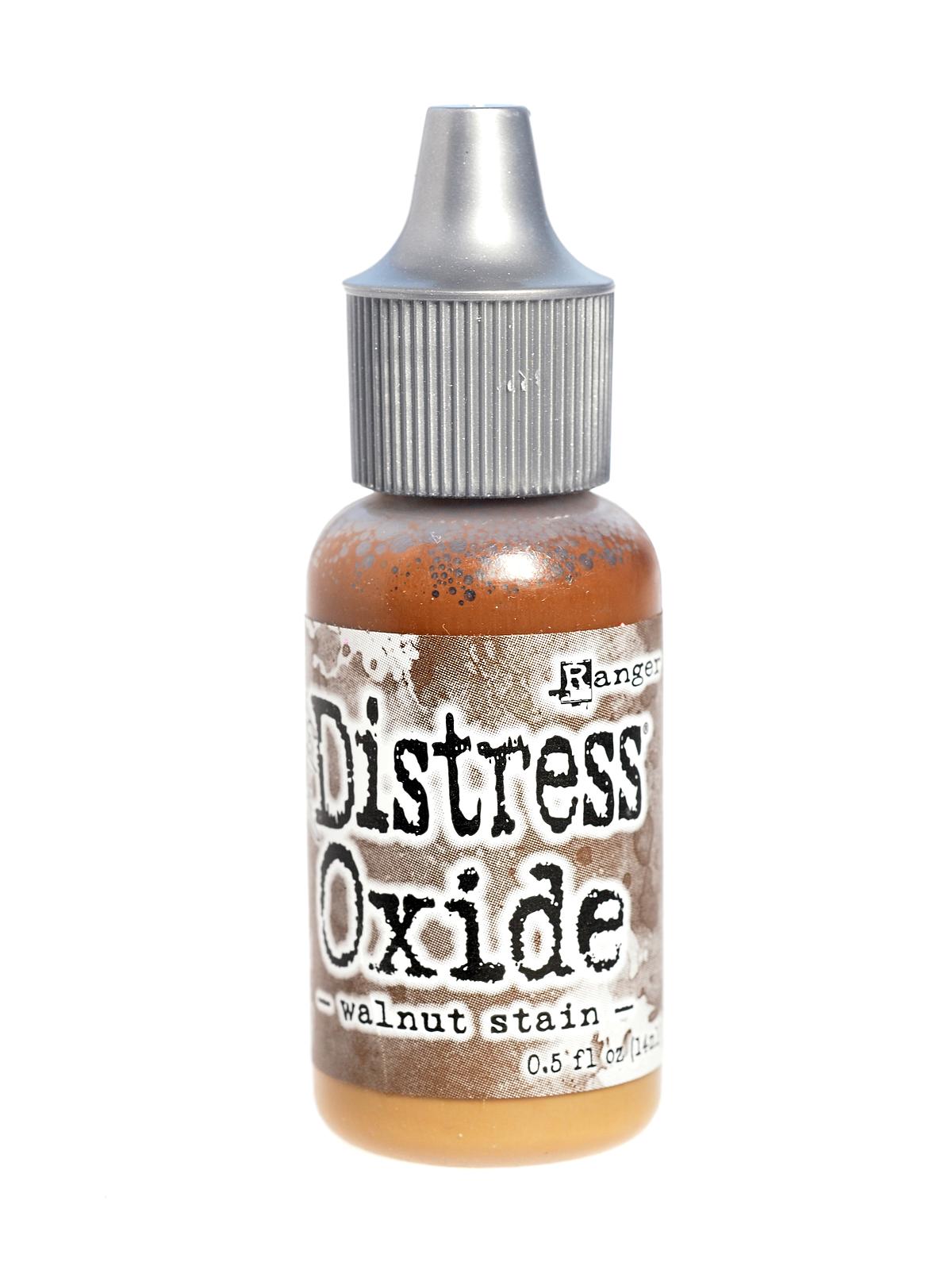 Tim Holtz Distress Oxides walnut stain 0.5 oz. reinker bottle
