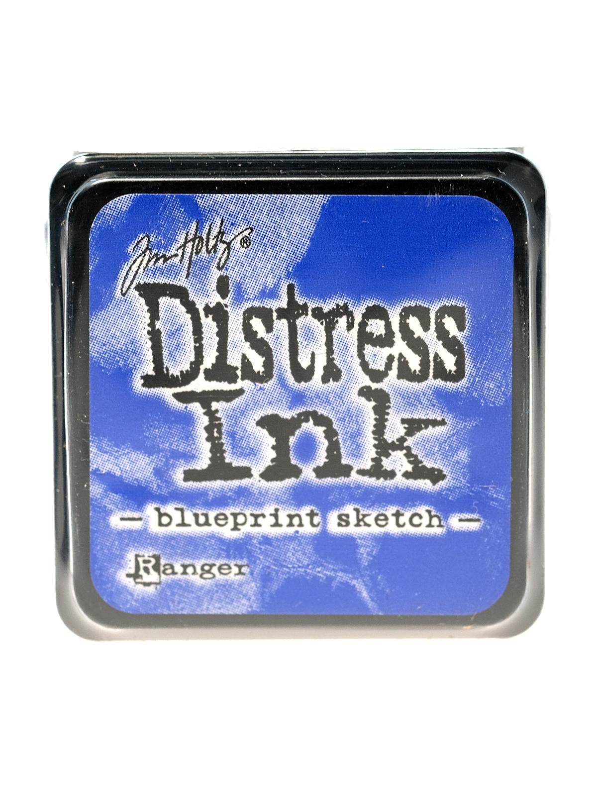 Tim Holtz Distress Mini Ink Pads blueprint sketch each
