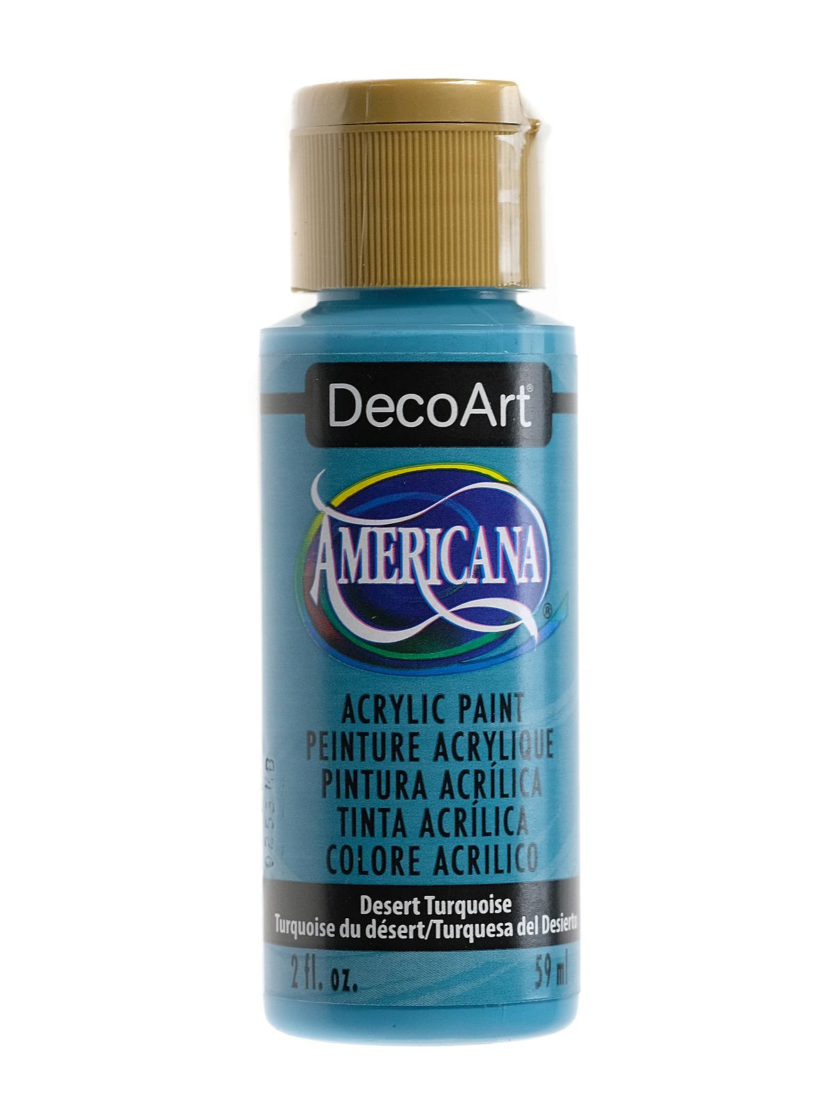 Americana Acrylic Paints desert turquoise 2 oz.