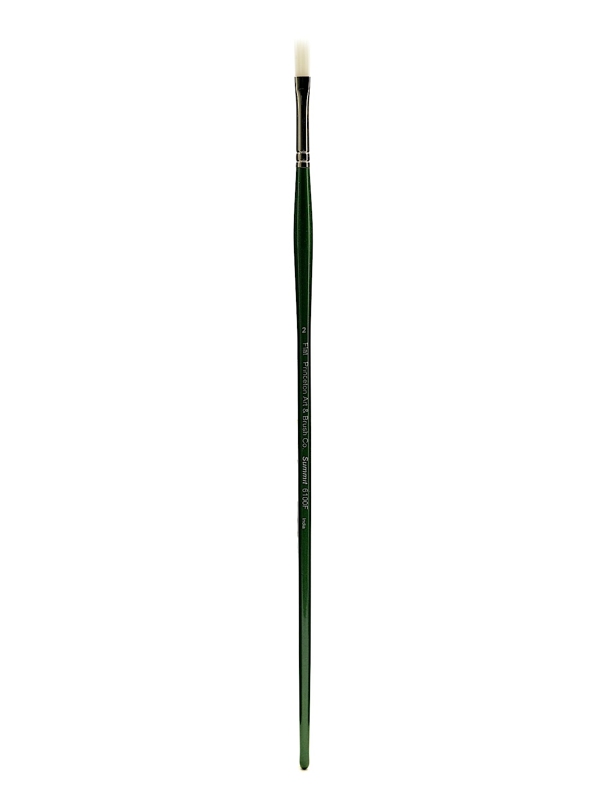 Series 6100 Summit White Synthetic Long Handle Brushes 2 flat