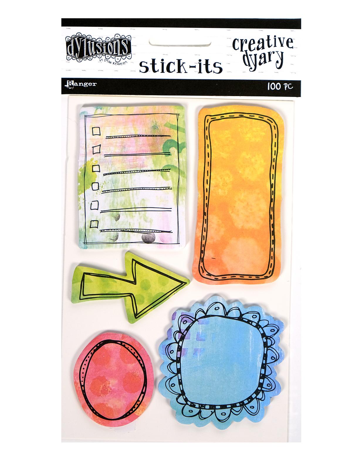 Dylusions Creative Dyary stick-its 20 sheets