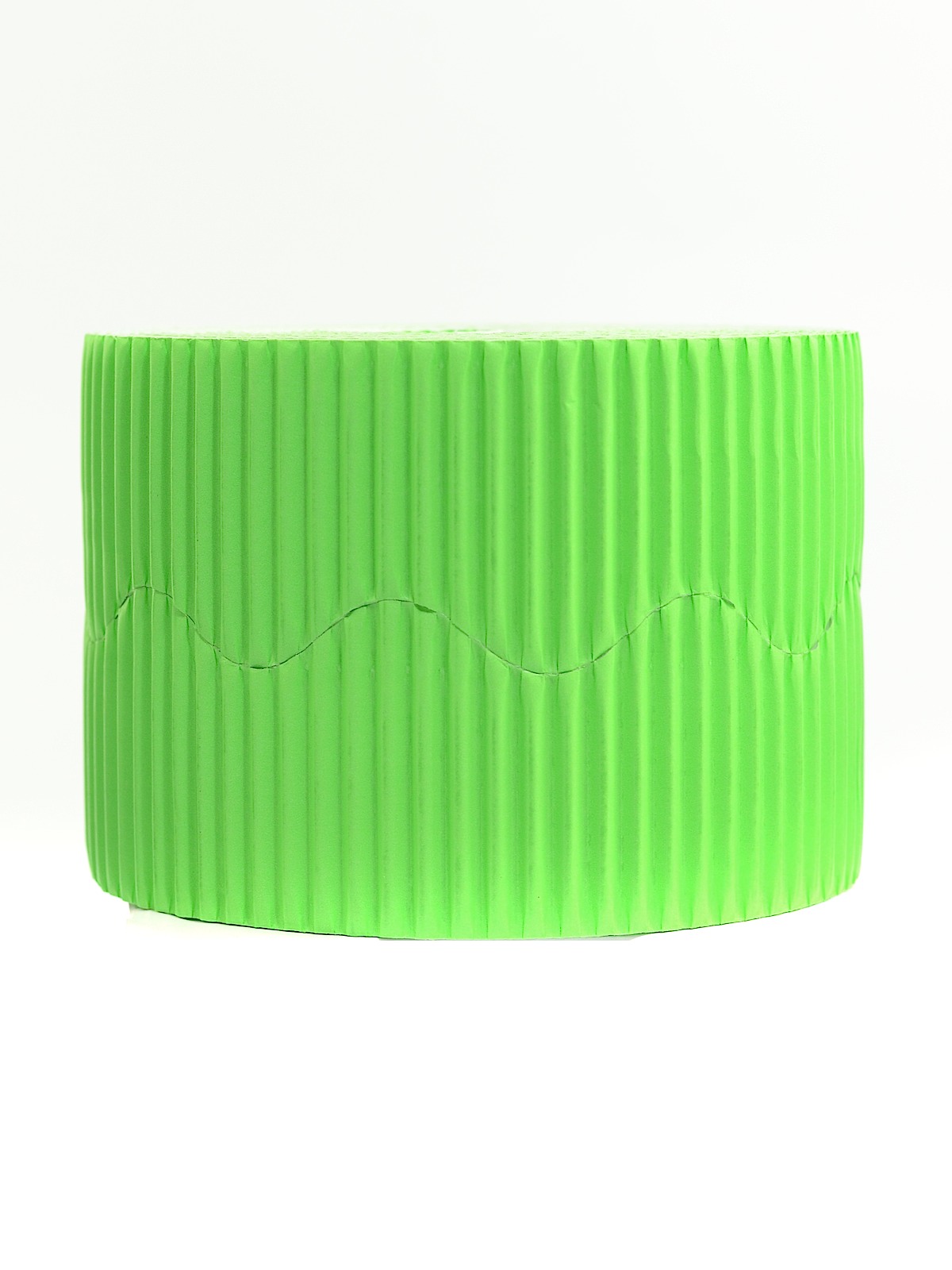 Bordette Corrugated Roll Nile green
