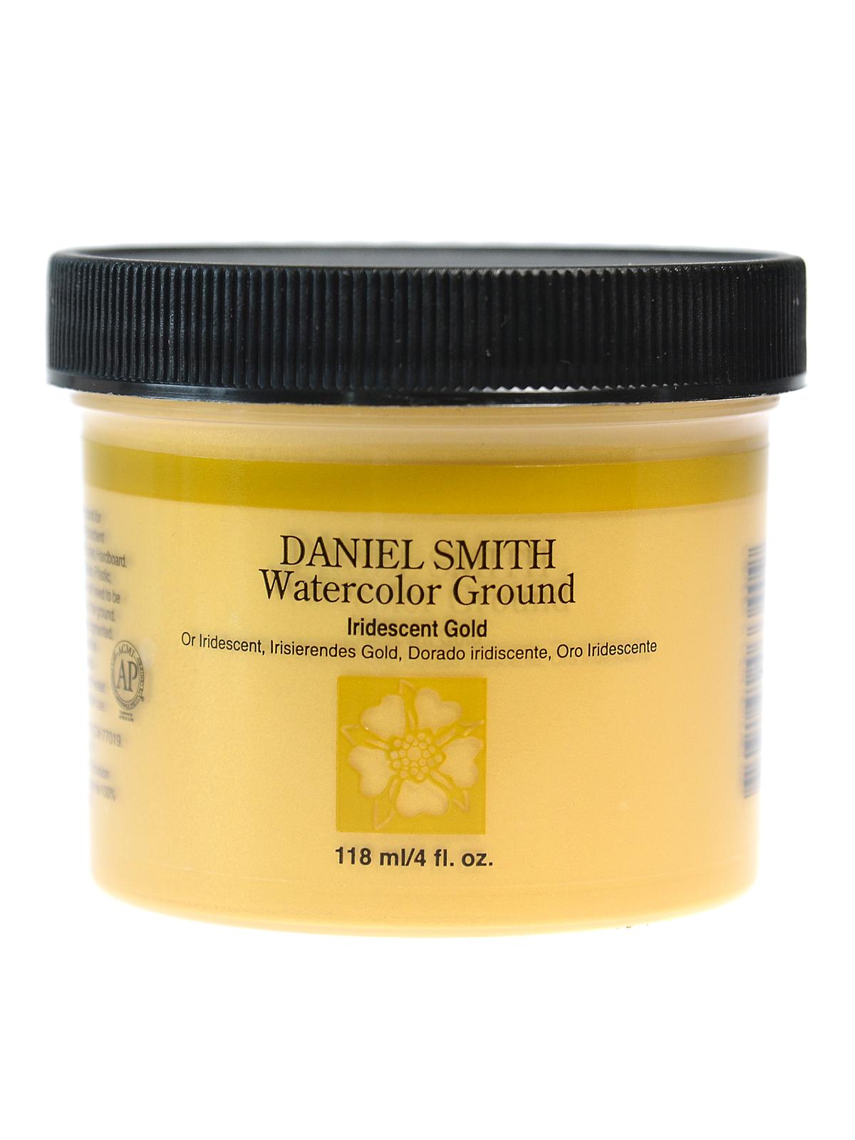 Watercolor Grounds iridescent gold 4 oz.