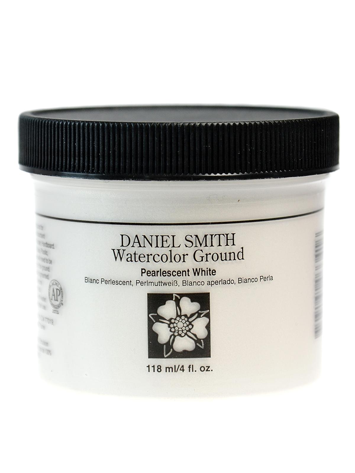 Watercolor Grounds pearlescent white 4 oz.