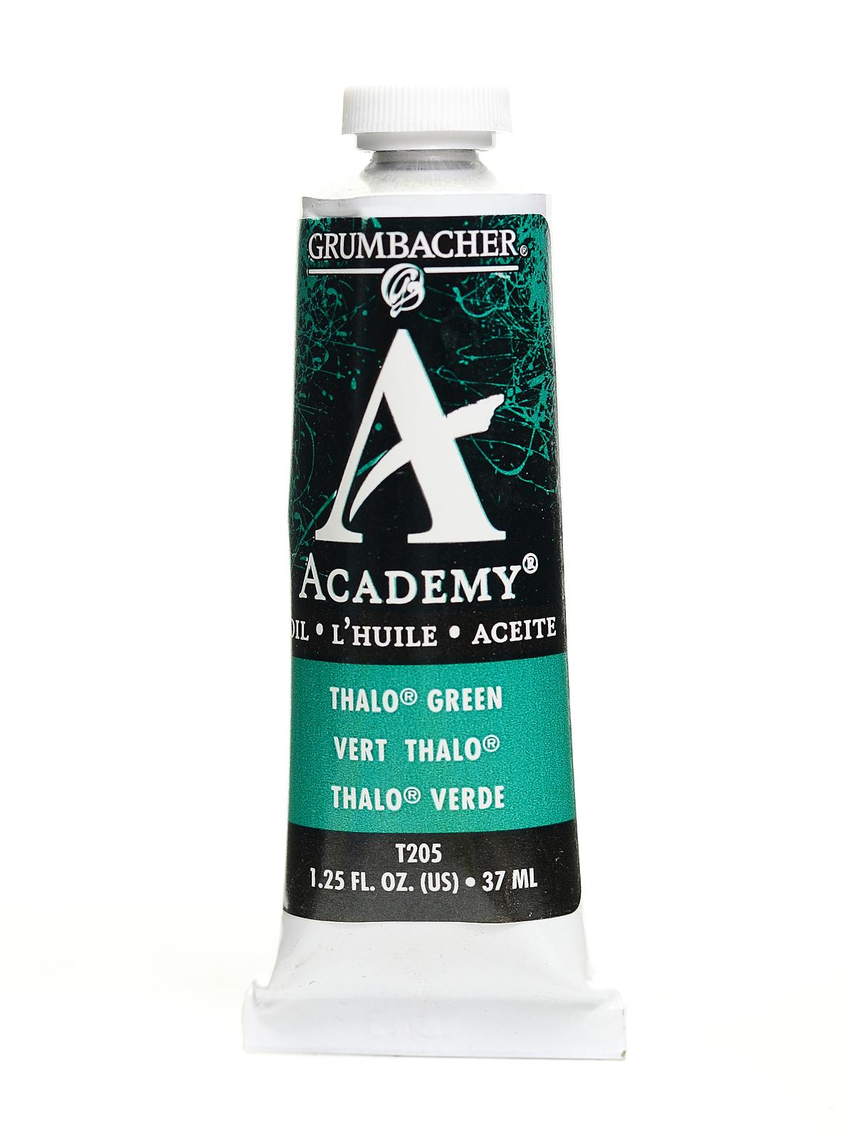 Academy Oil Colors thalo green (blue shade) 1.25 oz.