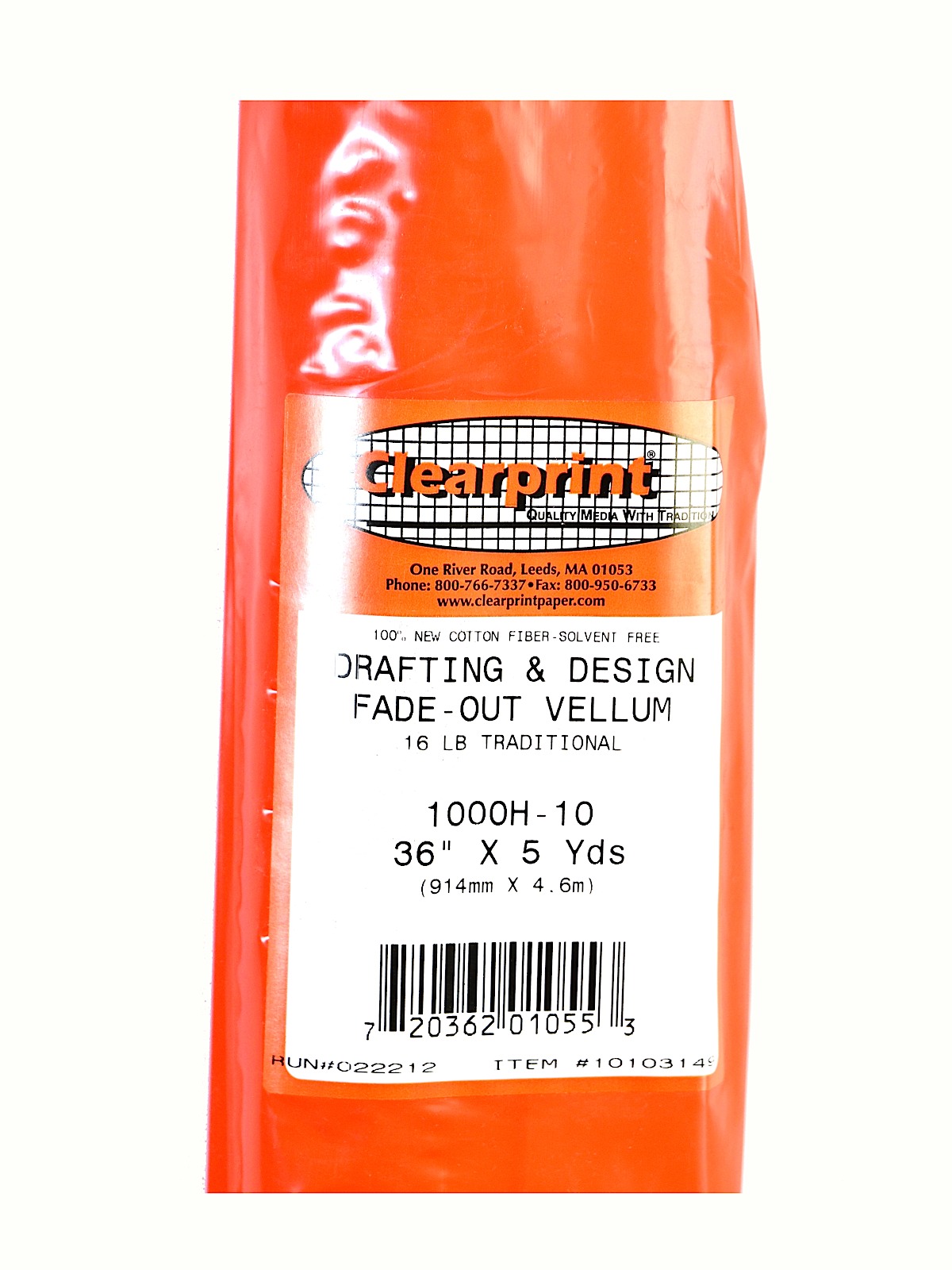 Fade-Out Design and Sketch Vellum - Grid Rolls 10 x 10 36 in. x 5 yd. roll