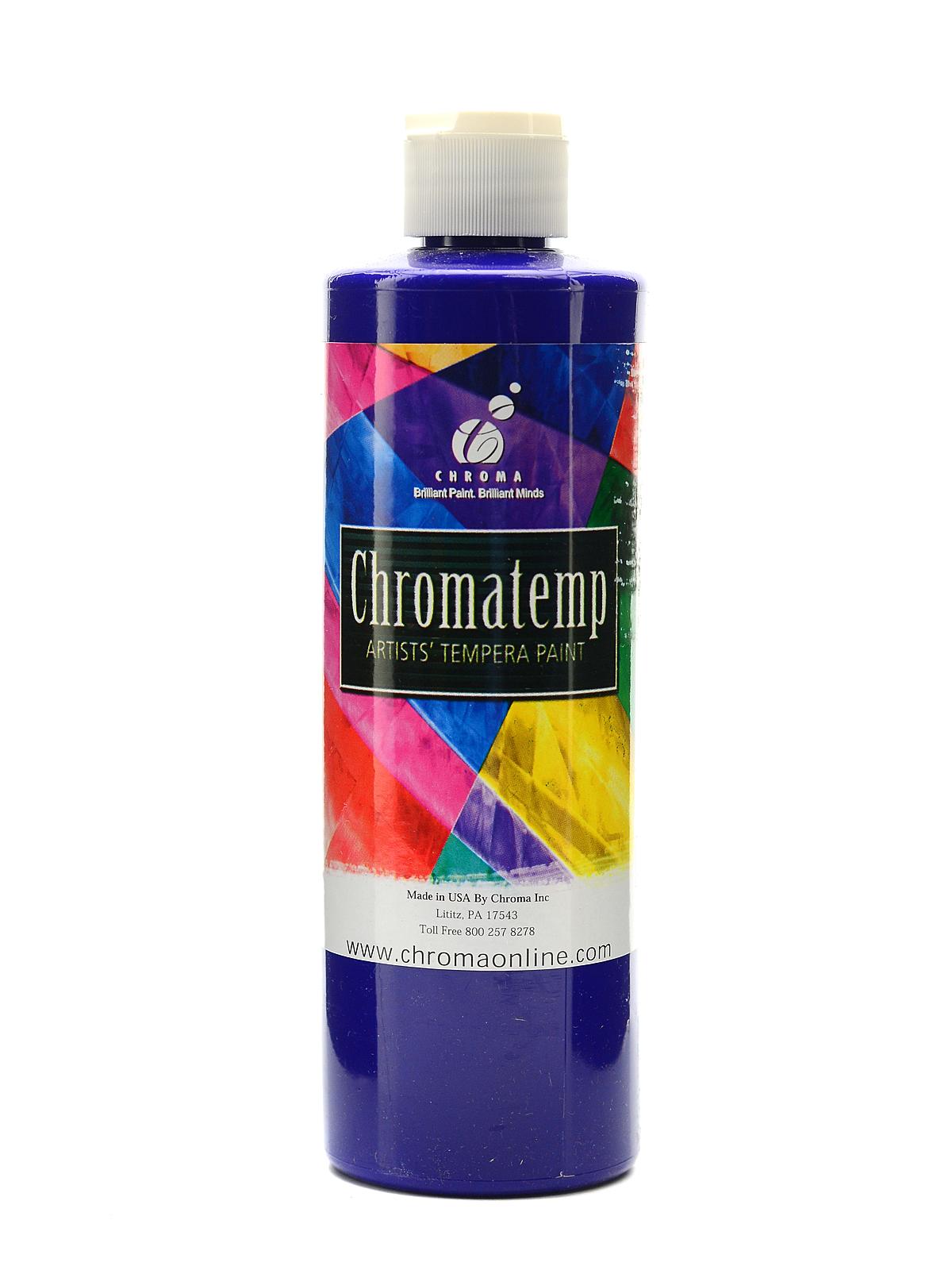 ChromaTemp Artists' Tempera Paint Ultra Blue 16.9 Oz.