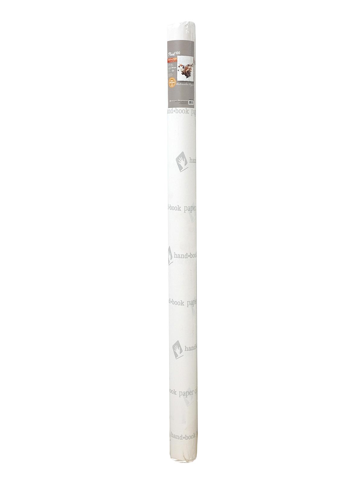 100 Watercolor Paper Roll cold press 55 in. x 6 yd. roll 140 lb.