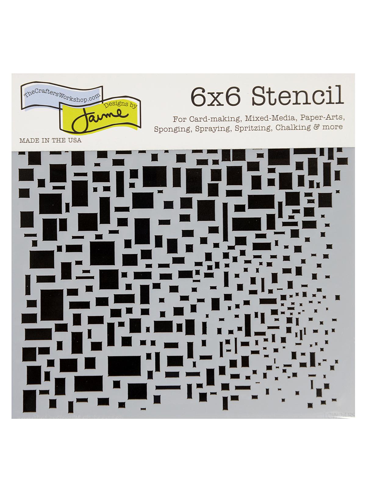 Stencils Cubist 6 In. X 6 In.